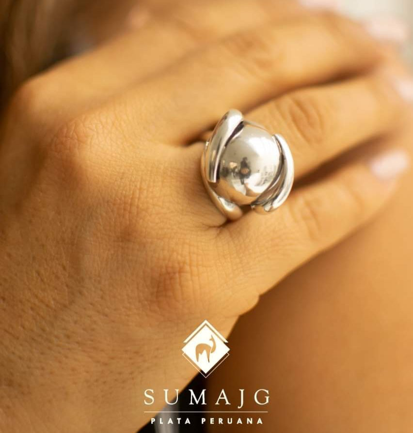 Anillo de plata (01475-519) - Sumajg Joyas