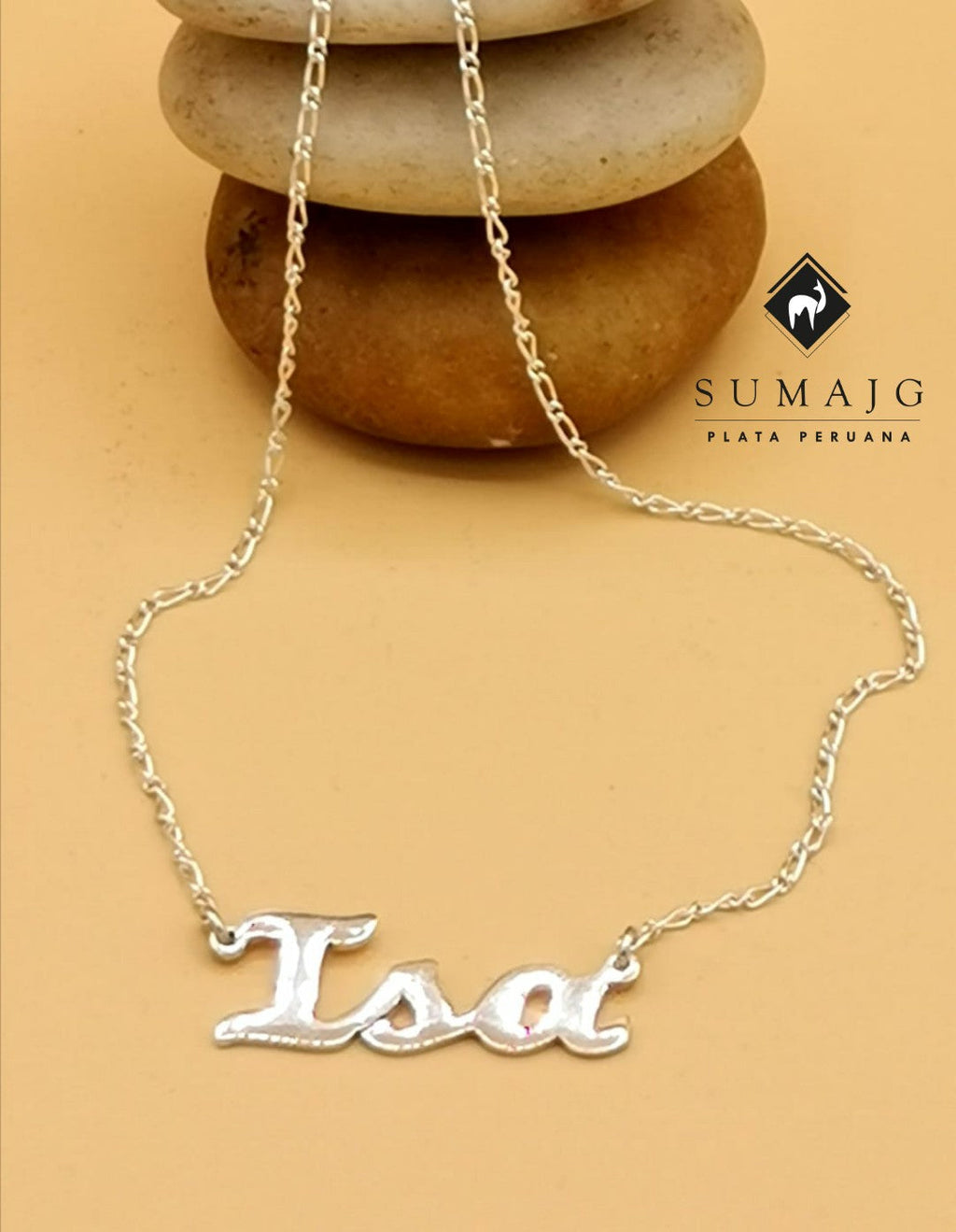 Cadena de plata Isa (18650 003)