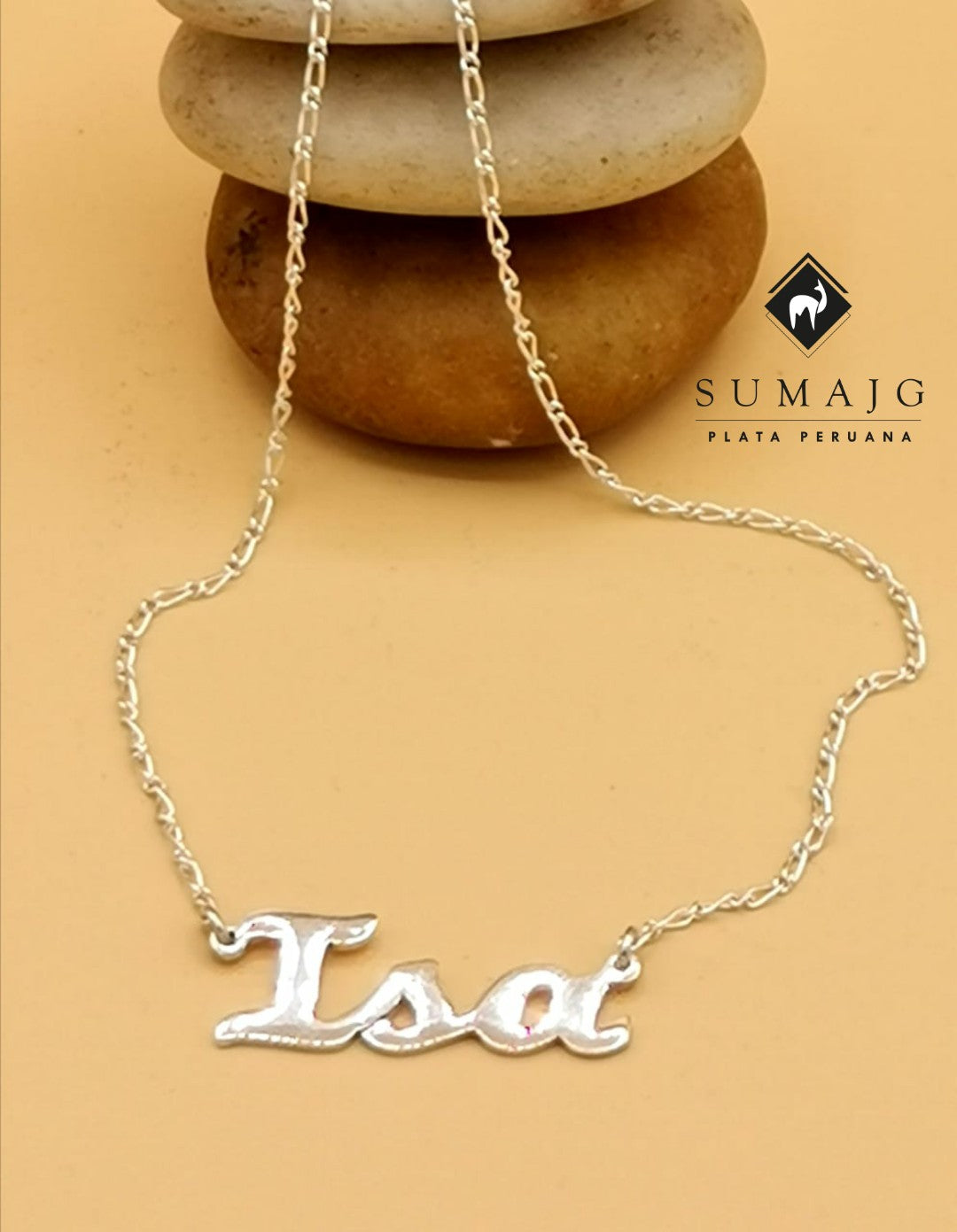 Cadena de plata Isa (18650 003)
