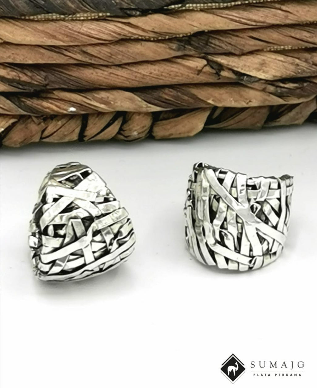 Anillo de plata envejecida (01550-018)