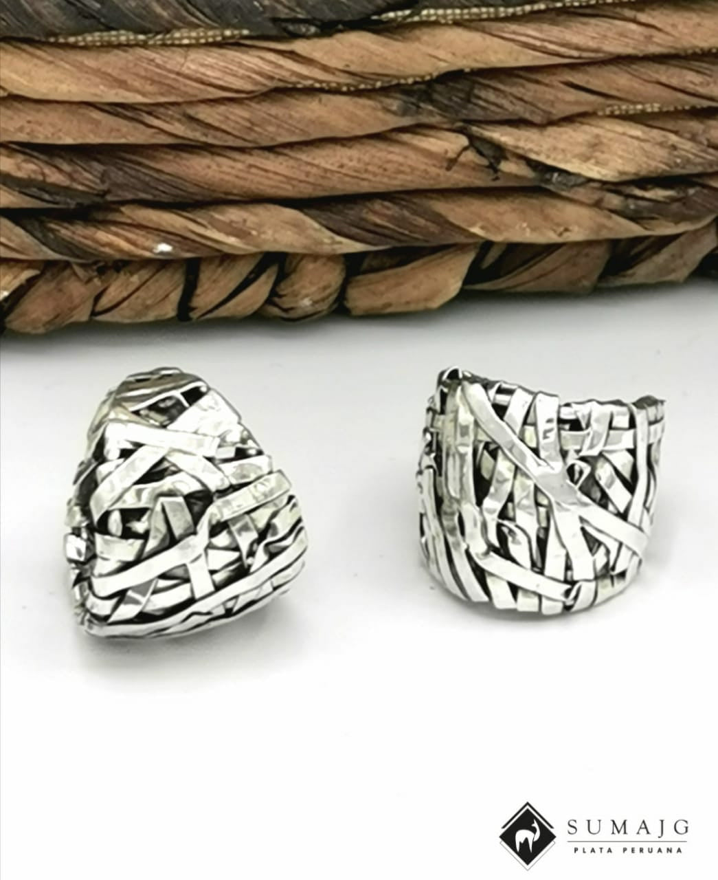 Anillo de plata envejecida (01550-018)