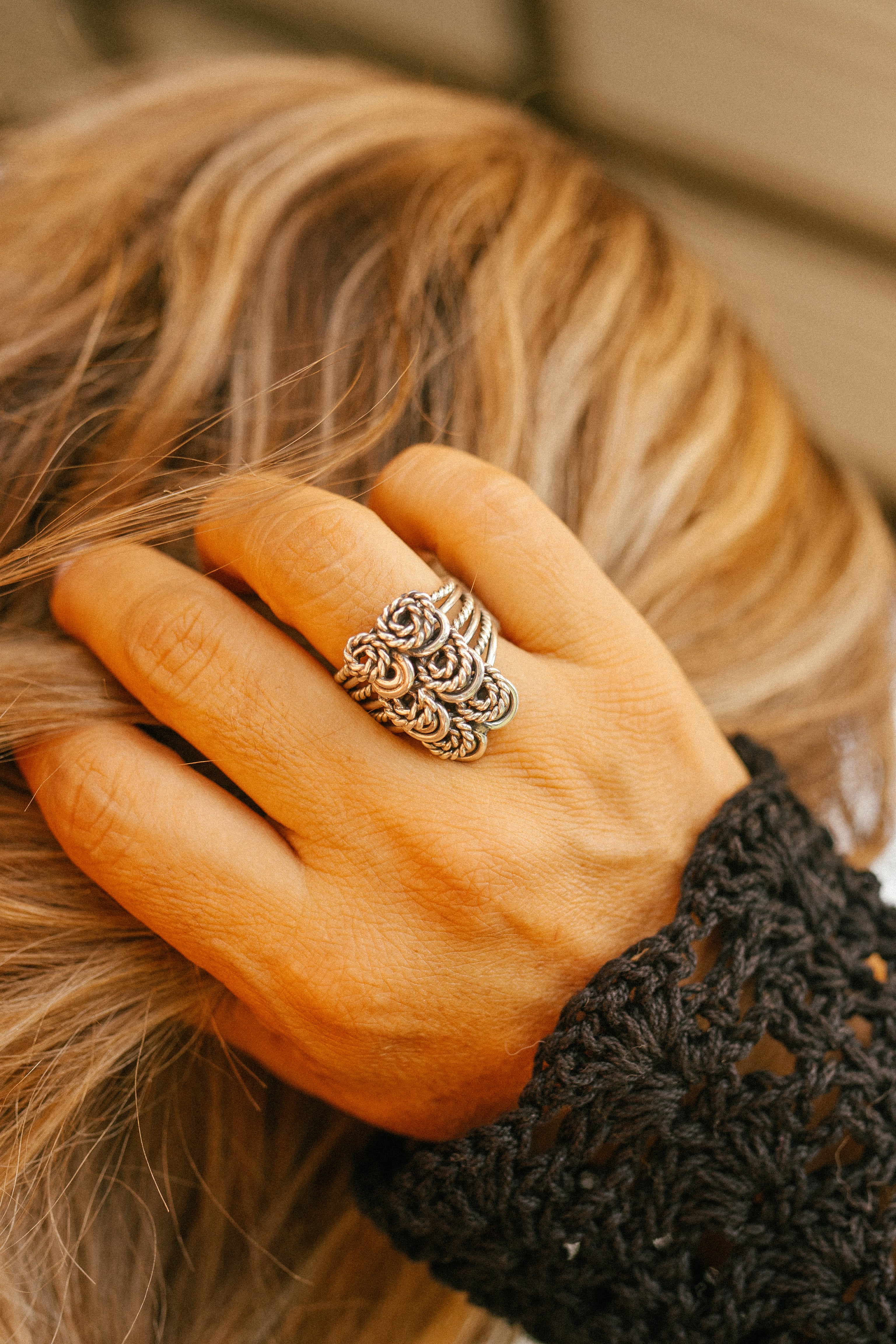 Anillo Plata envejecida (01475-491)