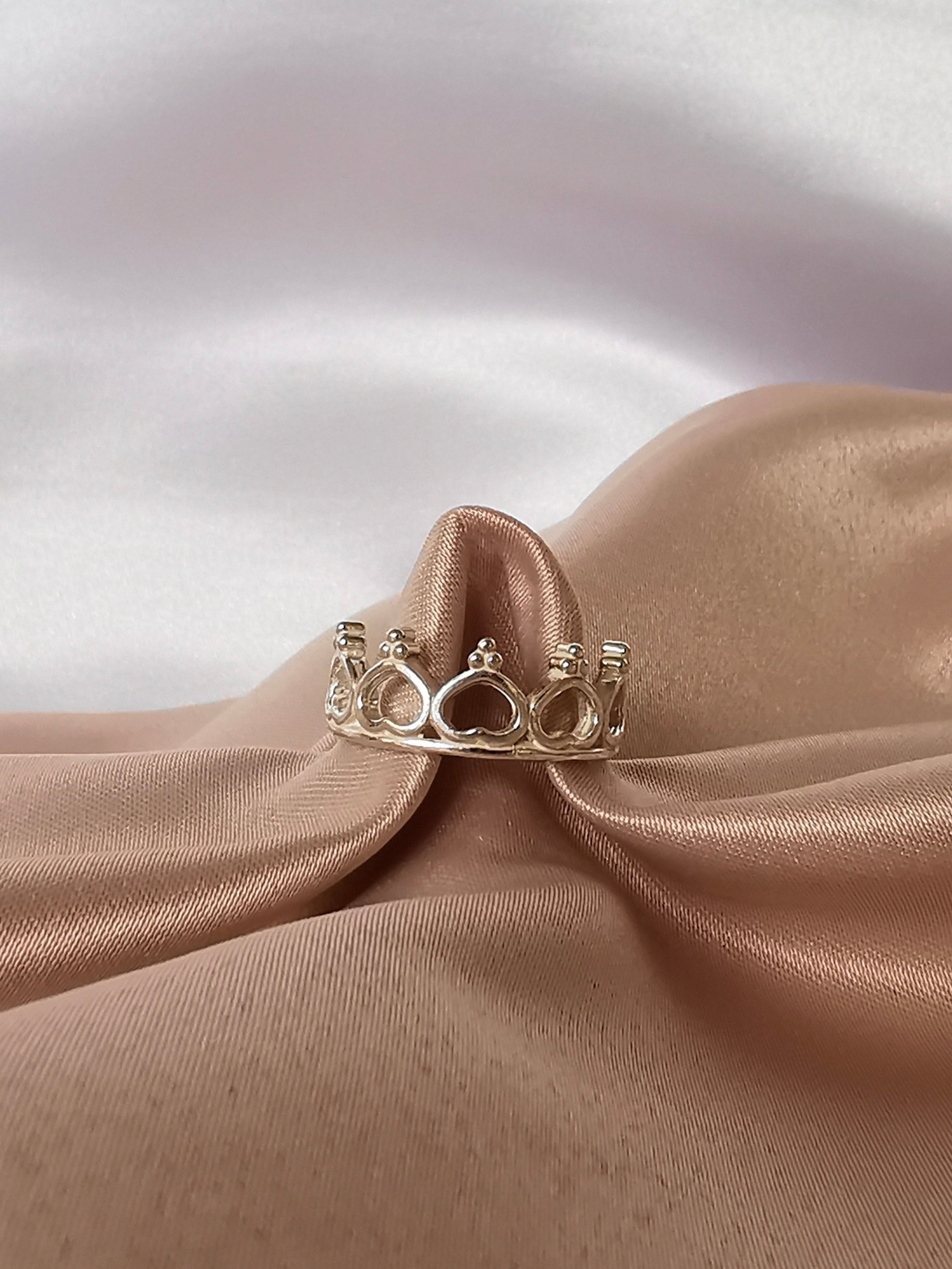 Anillo de corona plata brillante (01200-949)