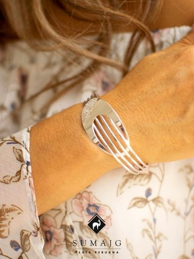 Pulsera aro plata brillante (05625-016)