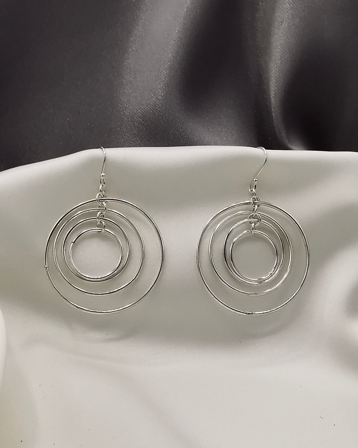 Arete plata brillante (15350-215)