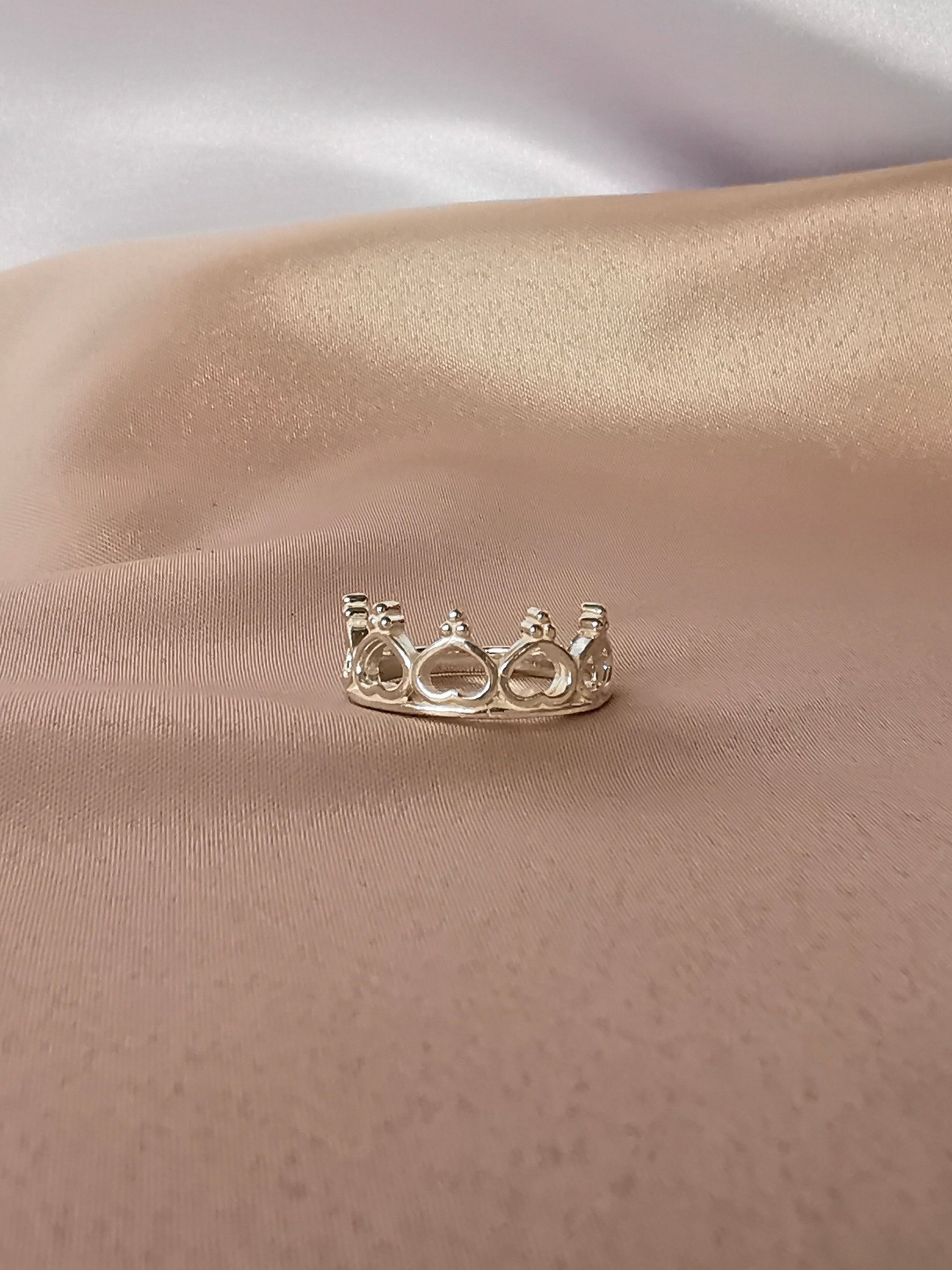 Anillo de corona plata brillante (01200-949)