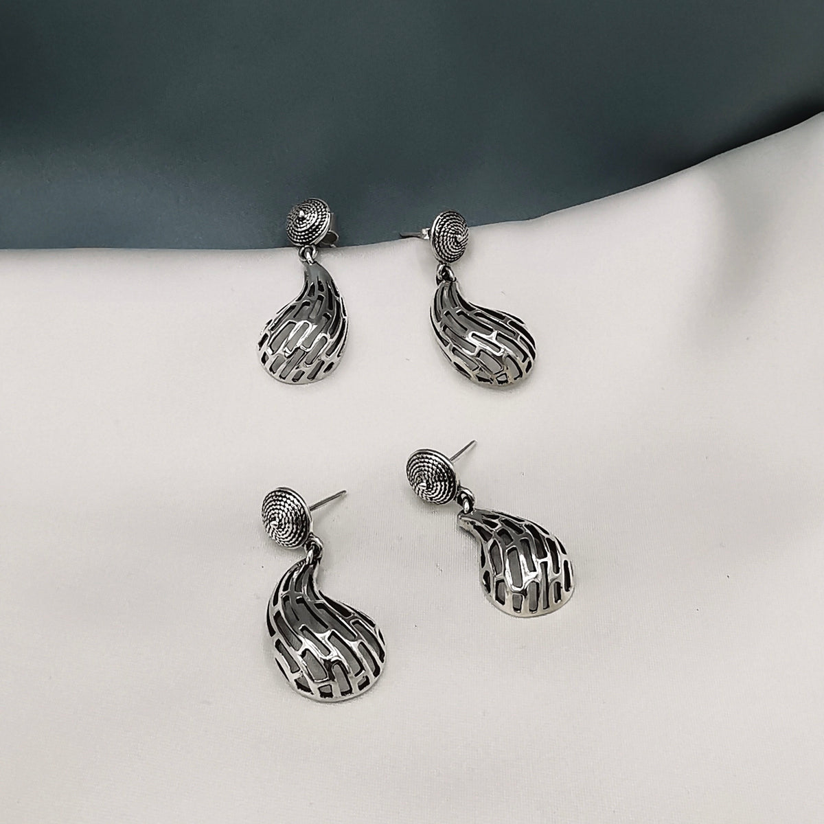 Arete plata envejecida (15275-255)