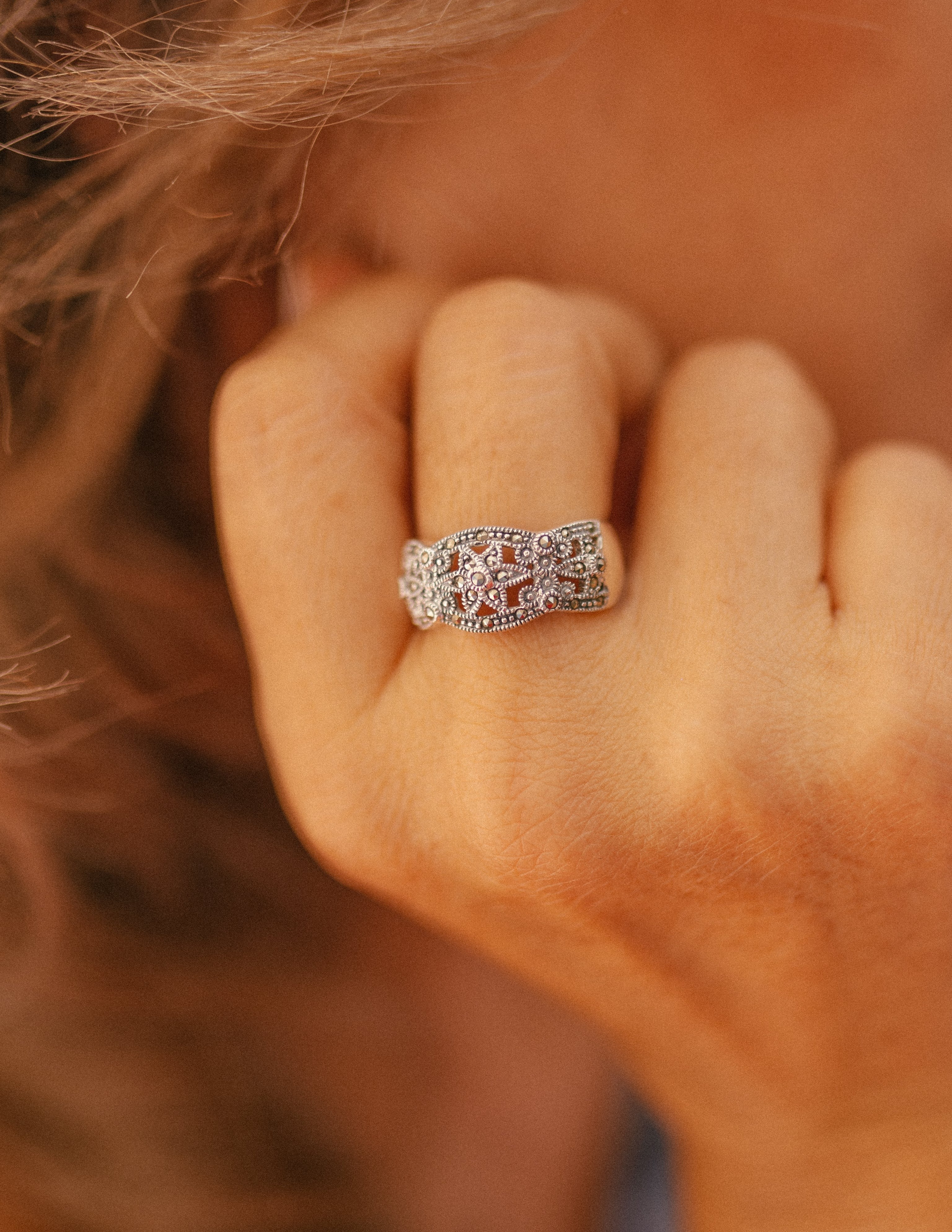 (09450-019) Anillo de zirconia y acerina