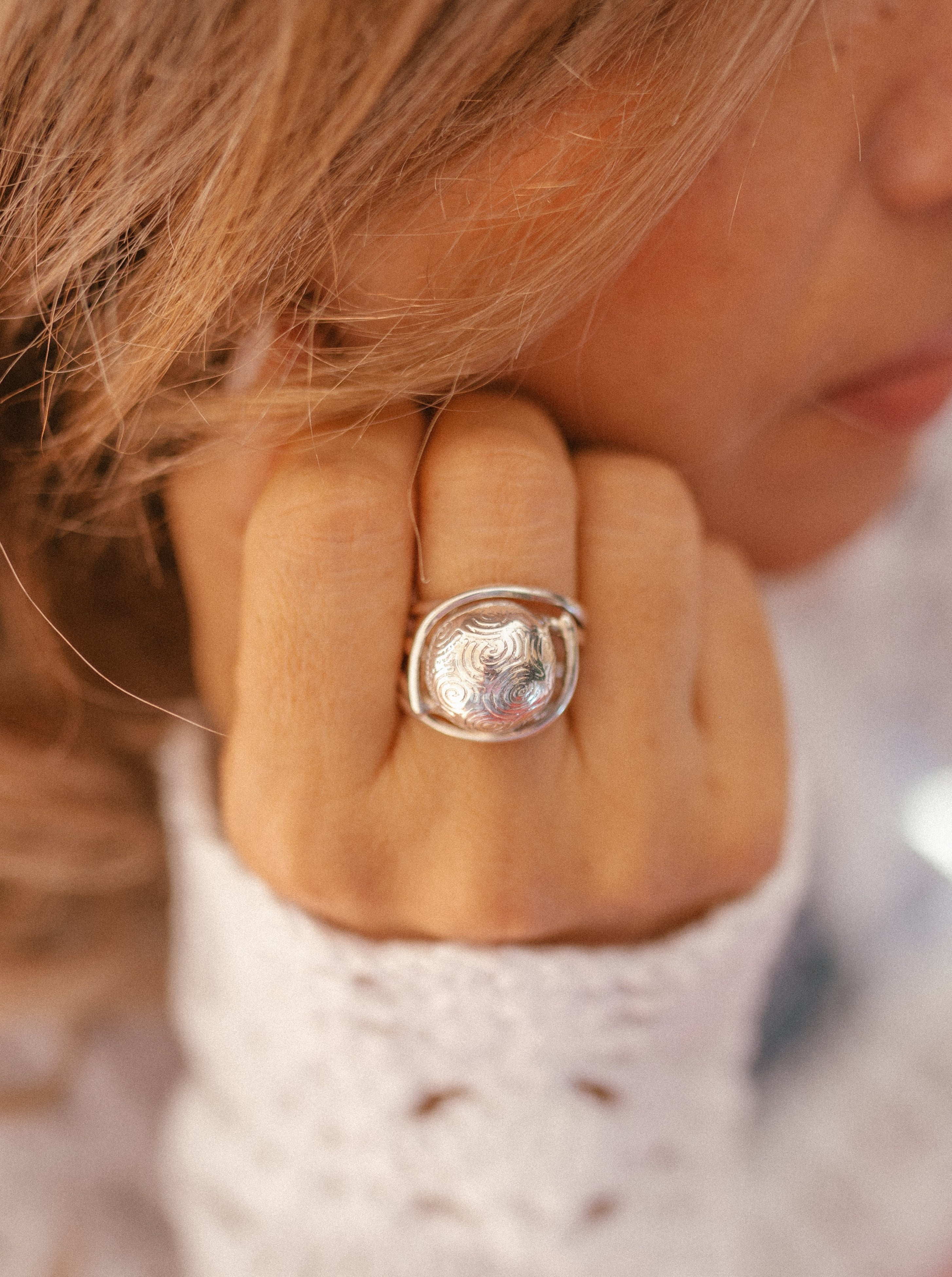 Anillo de plata (01350-225)