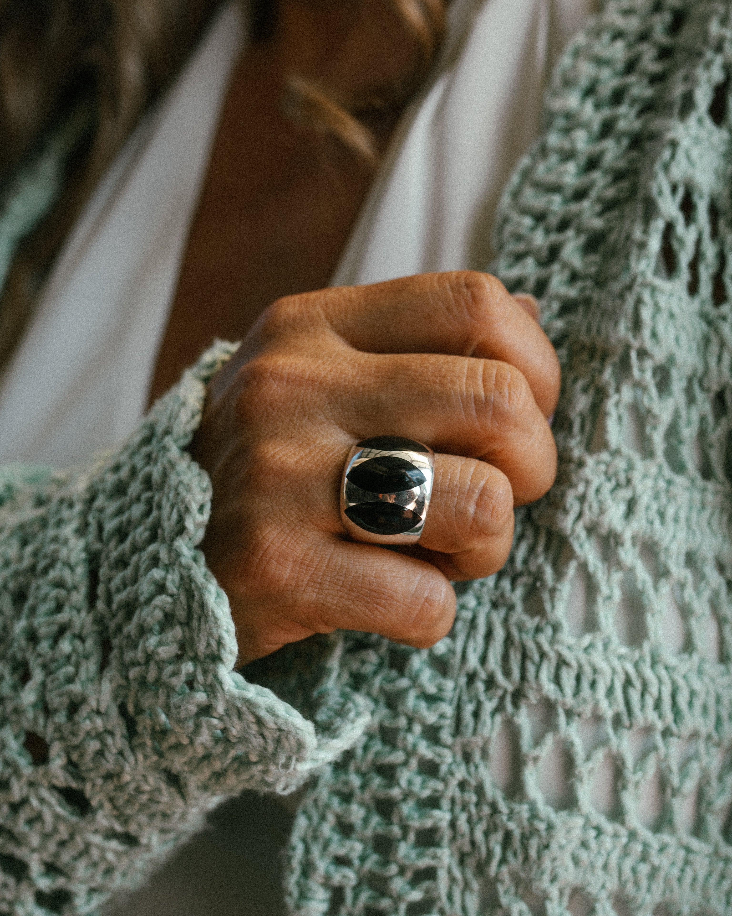 Anillo Piedra Ónix (12400)
