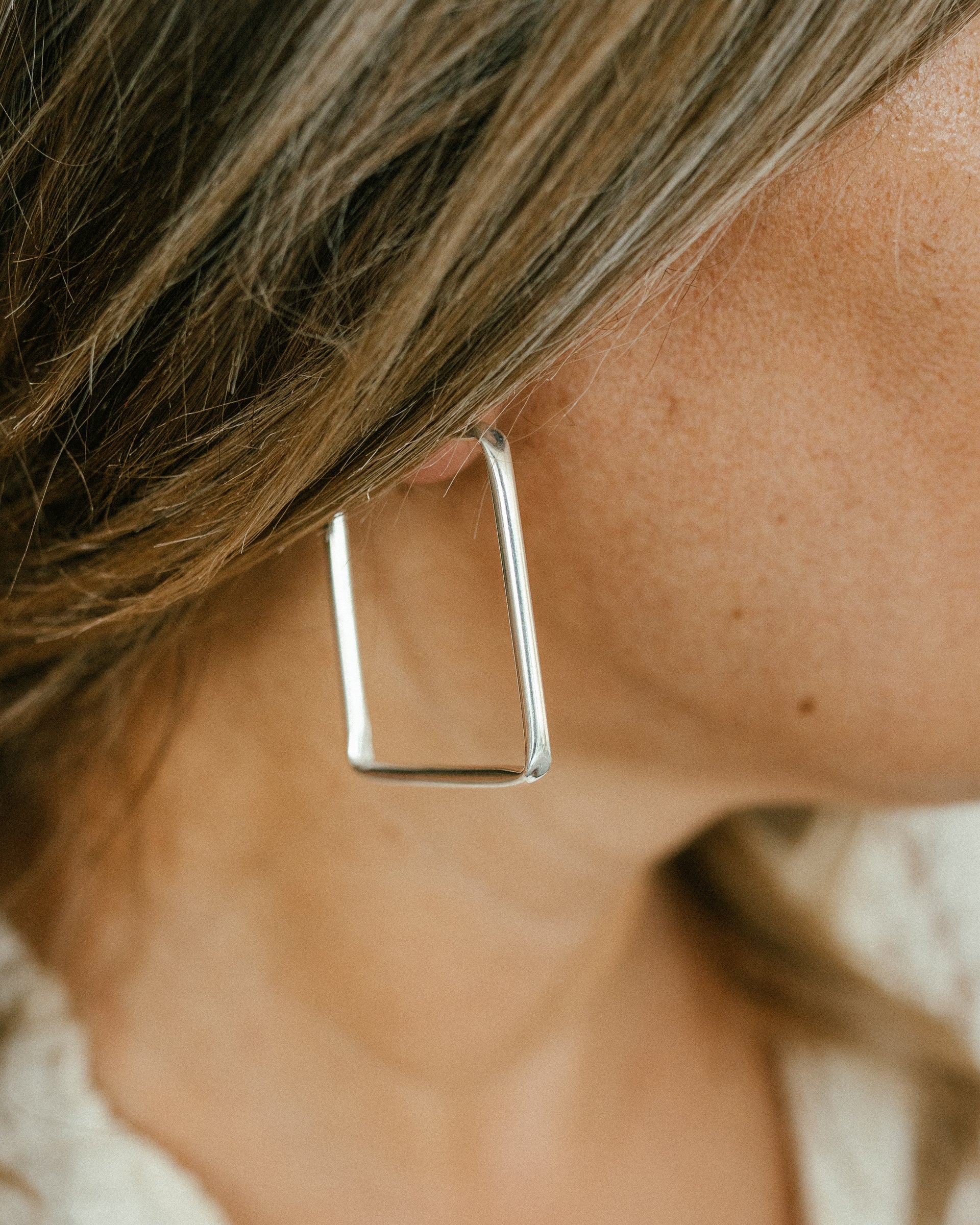 Argollas cuadradas (10450-018) - Main Image