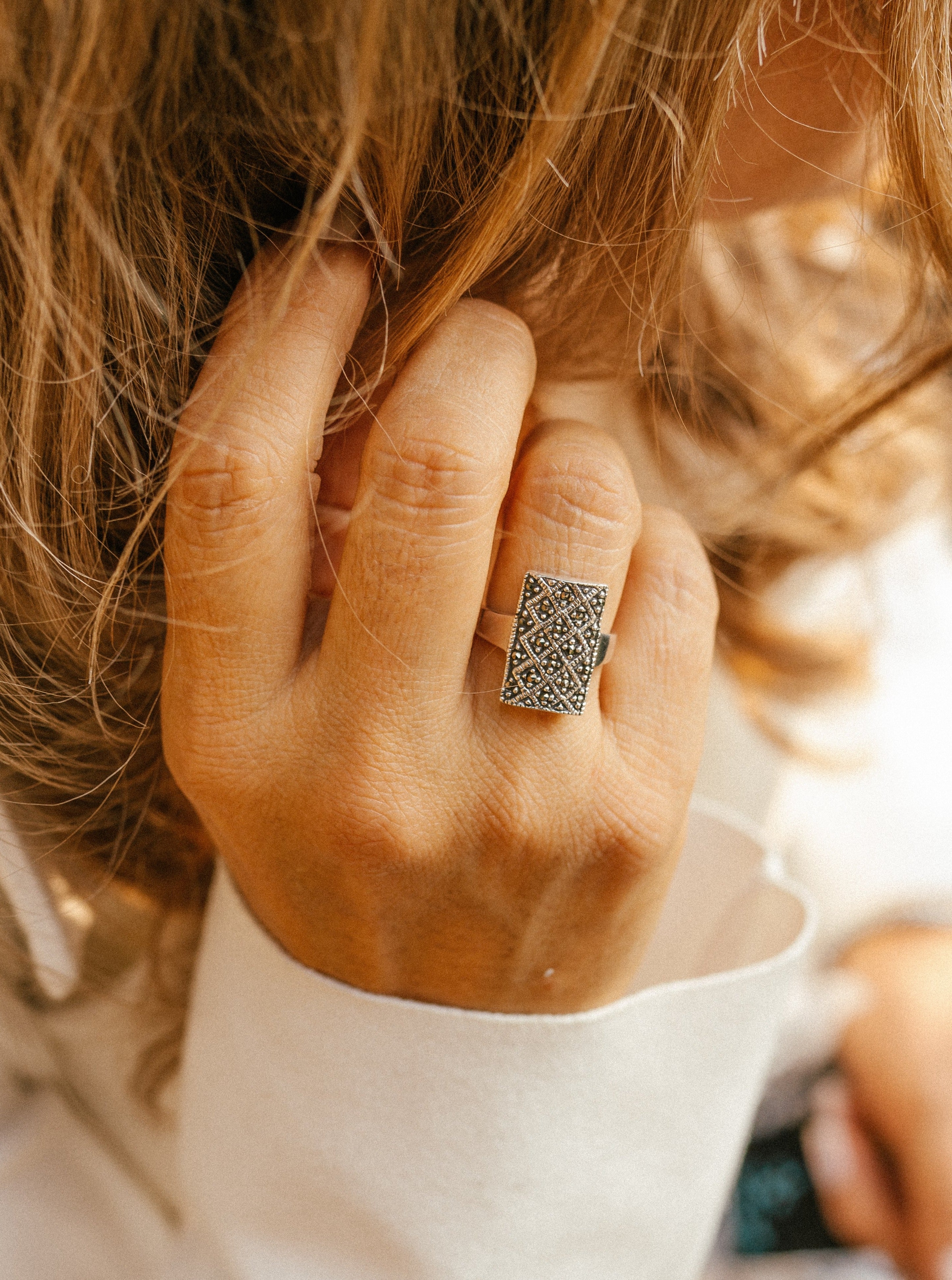 (09500-088) Anillo de zirconia y acerina