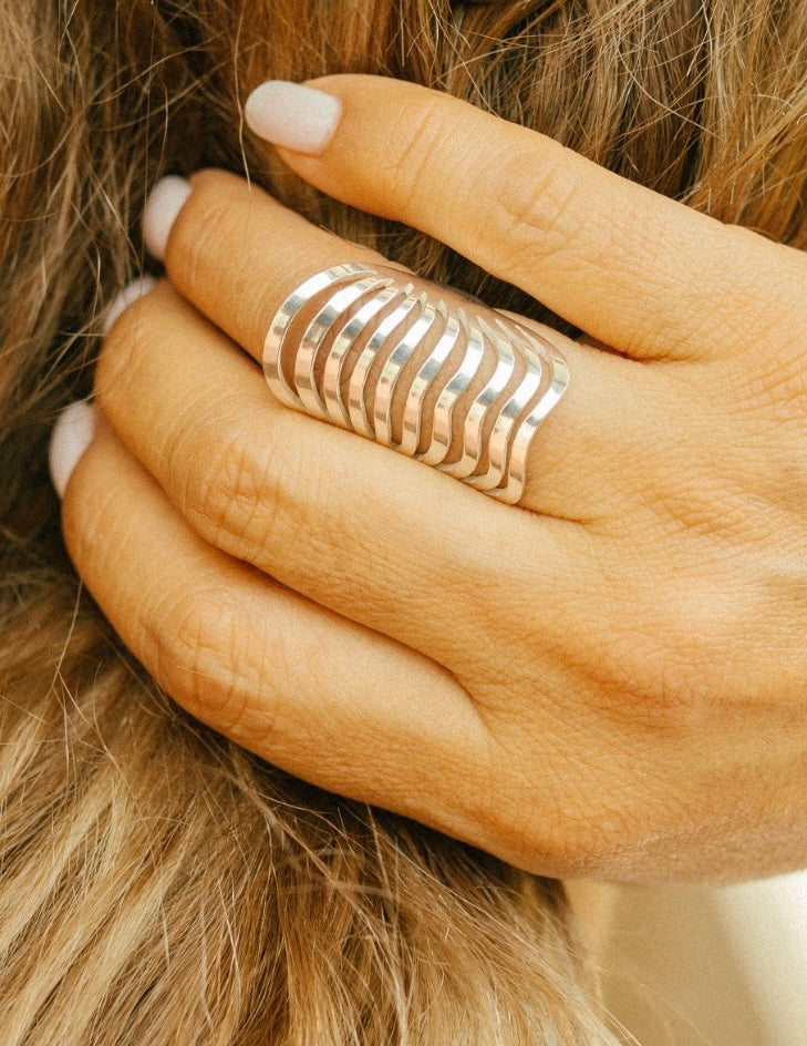 Anillo plata brillante (01350-592)
