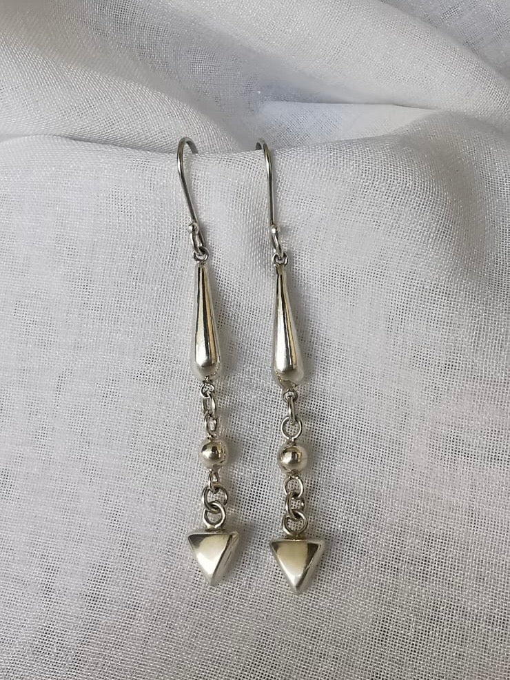(15350-509) Aretes de plata