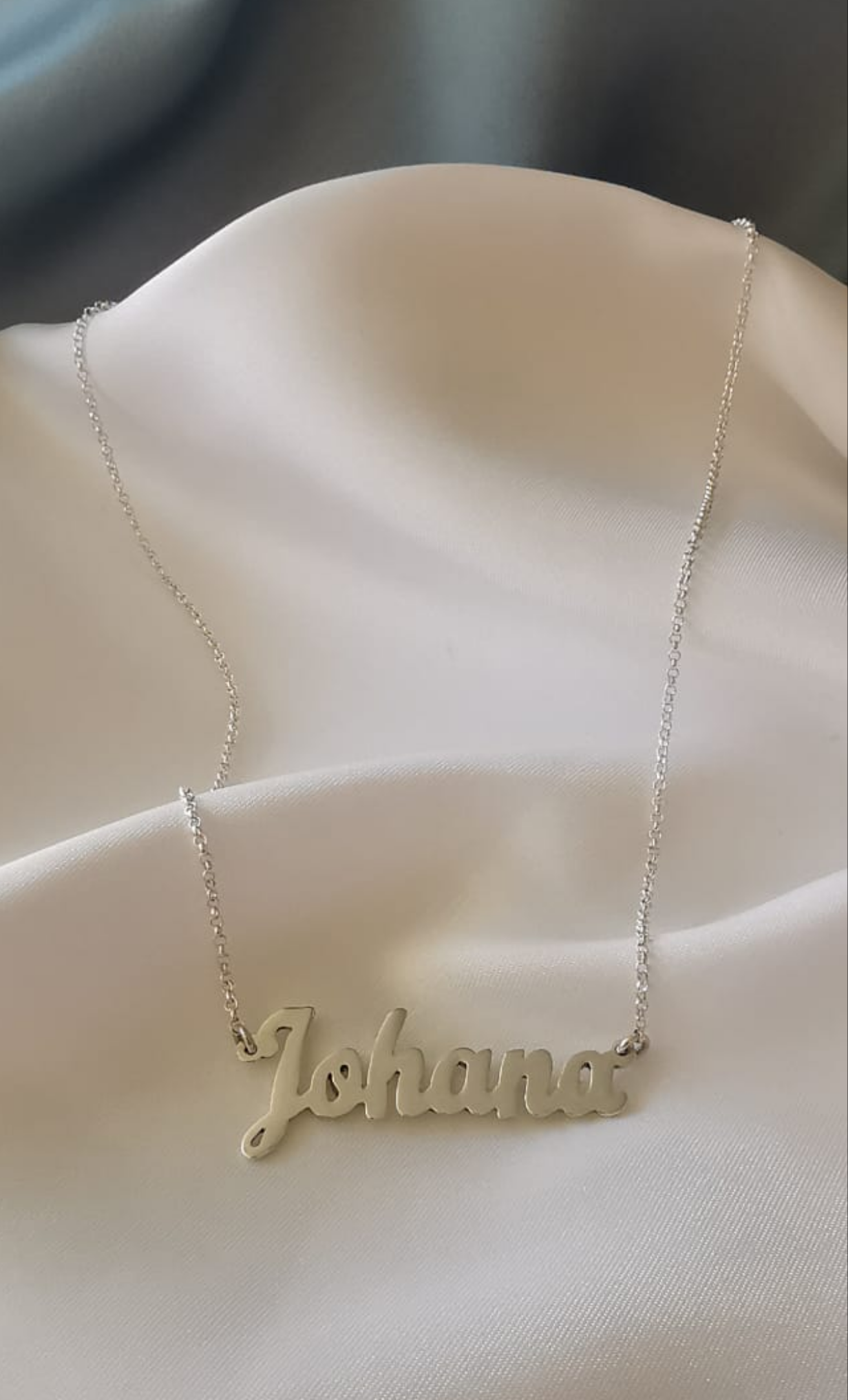 Cadena de plata Johana