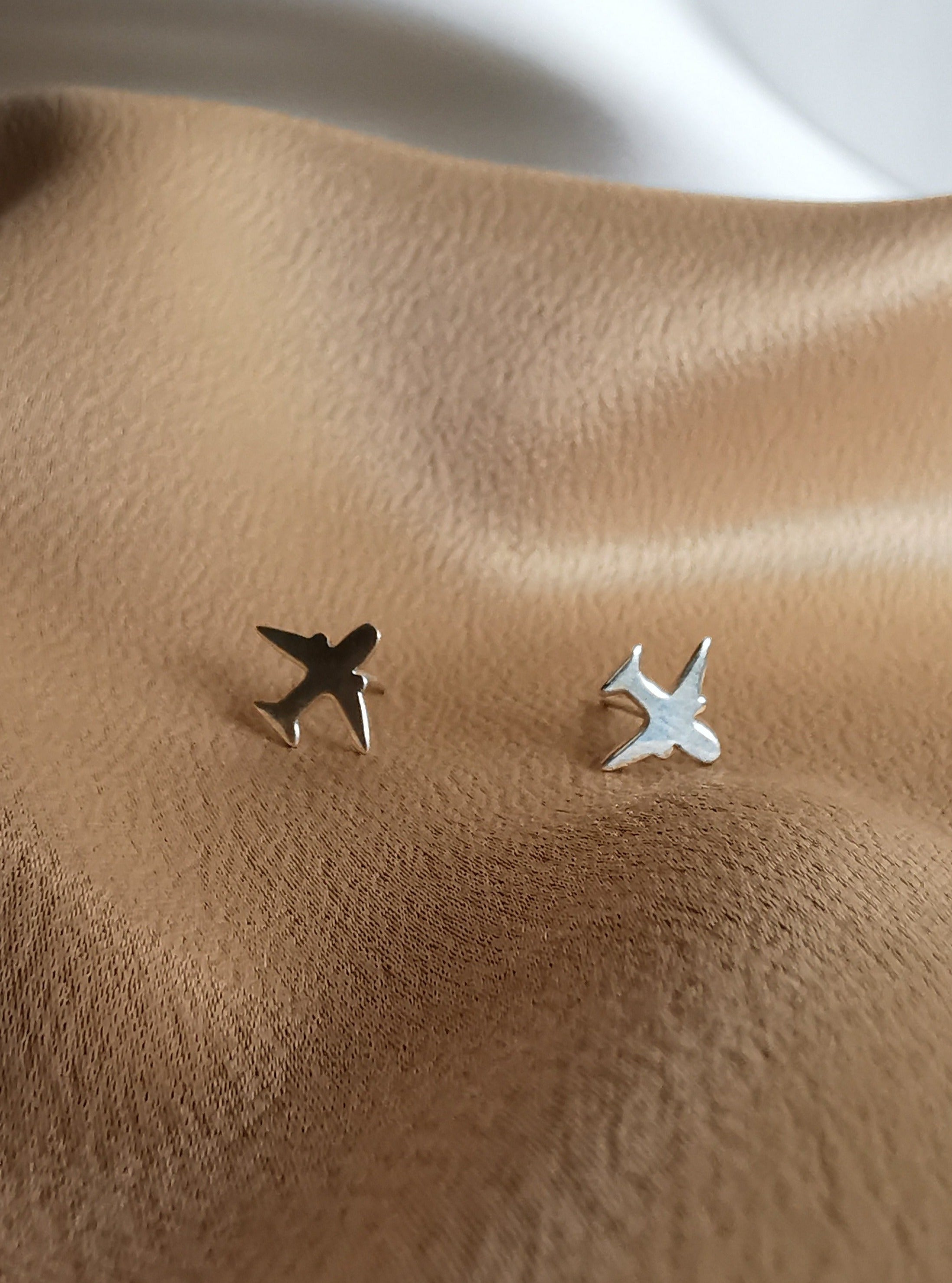 Arete de avión plata brillante (02150-019)