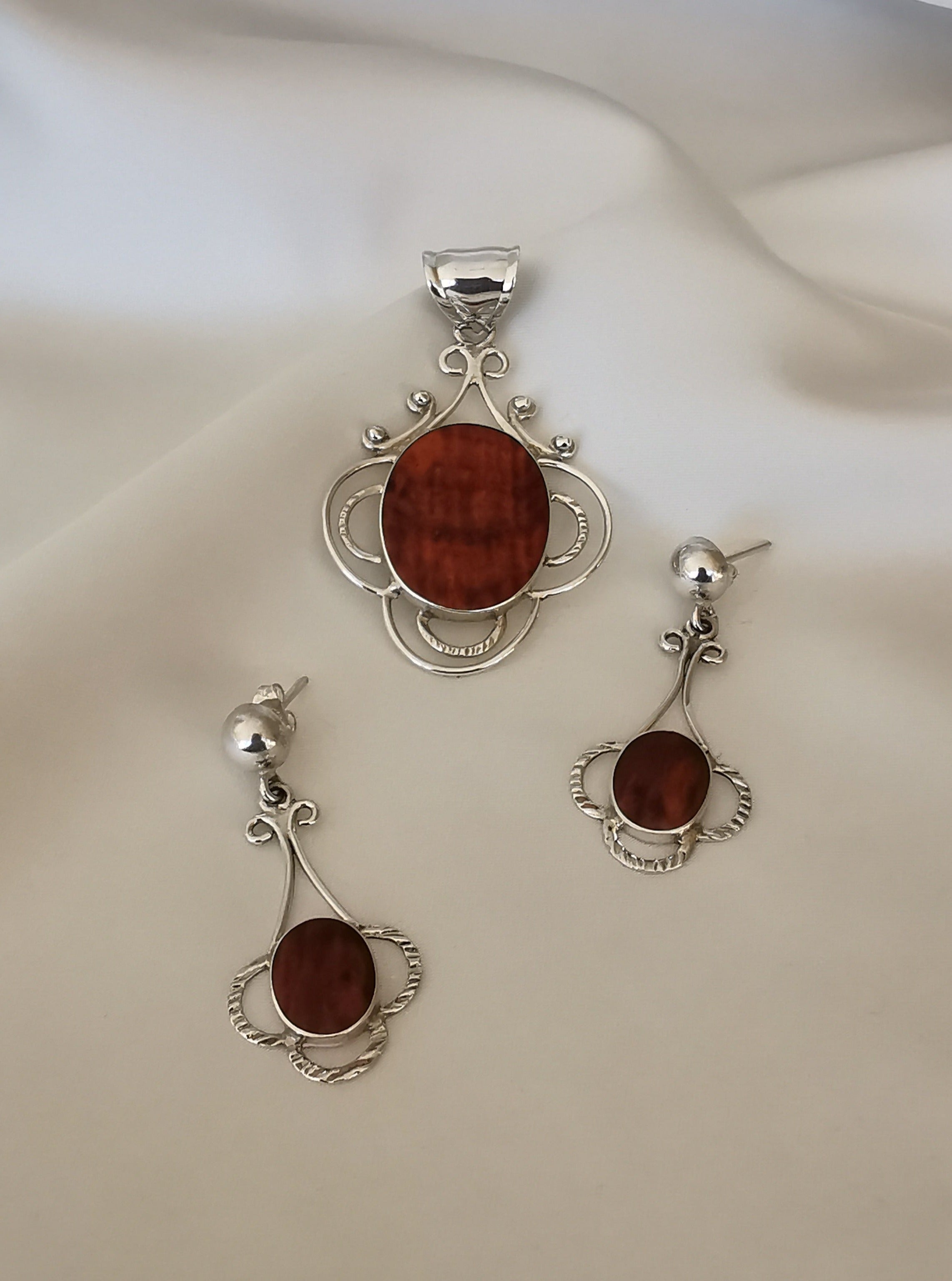 Juego Ágata rojo (03550-099)