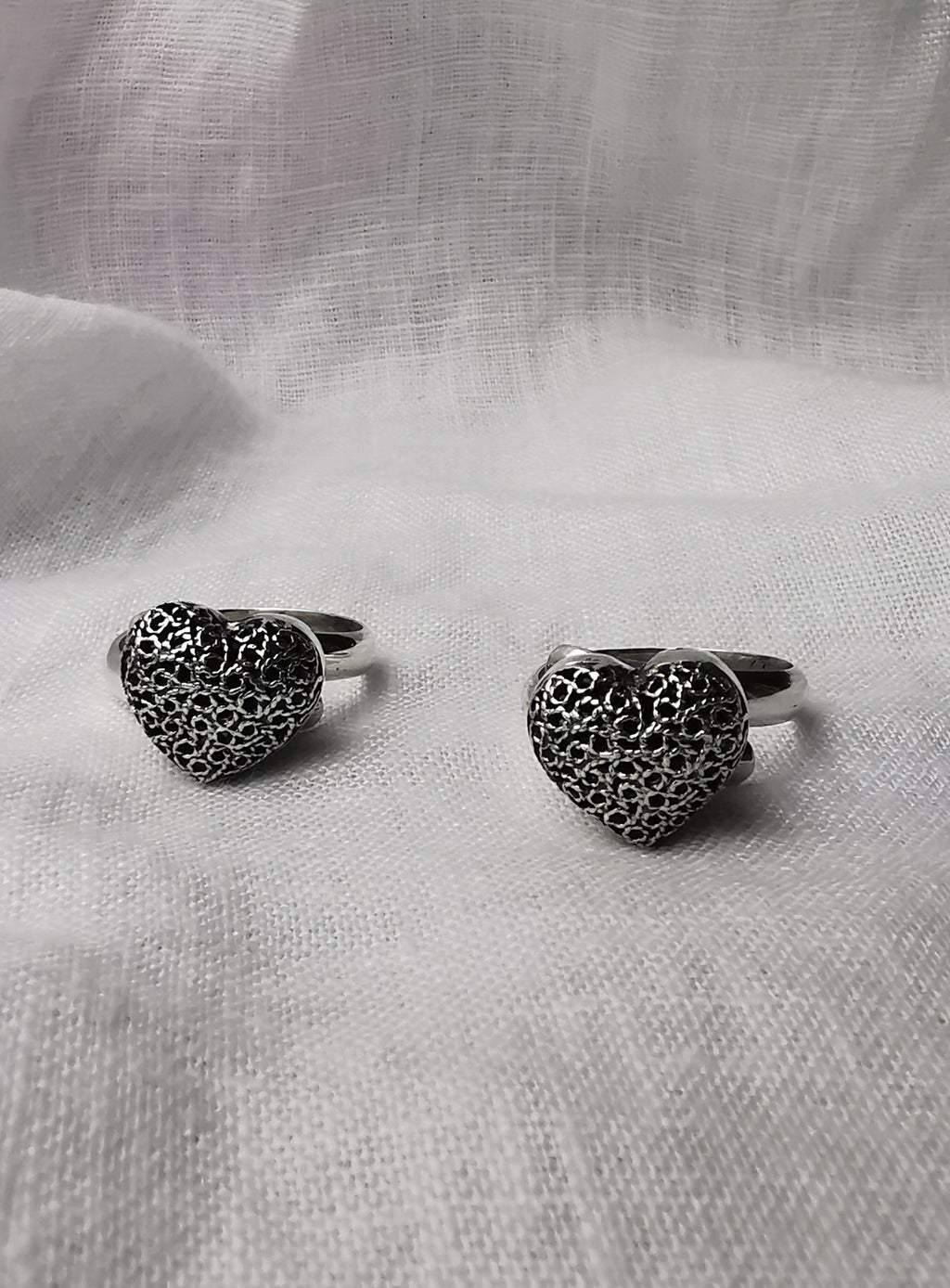 (01475-016) Anillo de Corazón filigrana