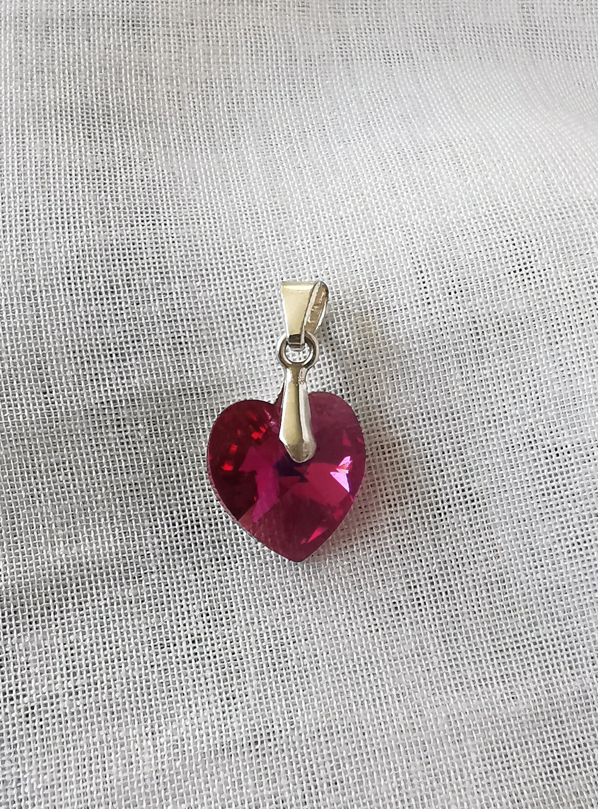 (04175-097) Dije de cristal swarovski fucsia