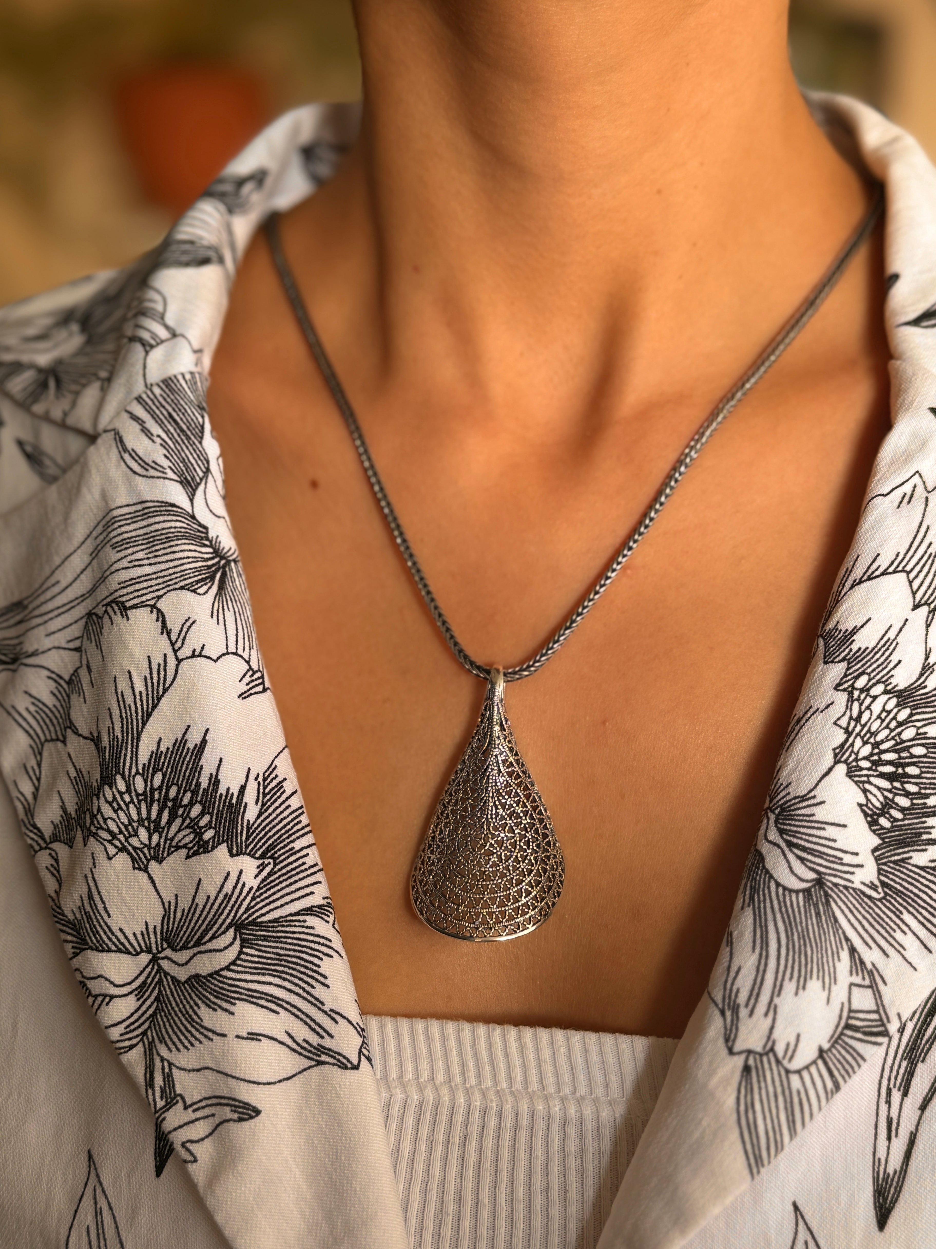 (049.80) Cadena Plata Envejecida