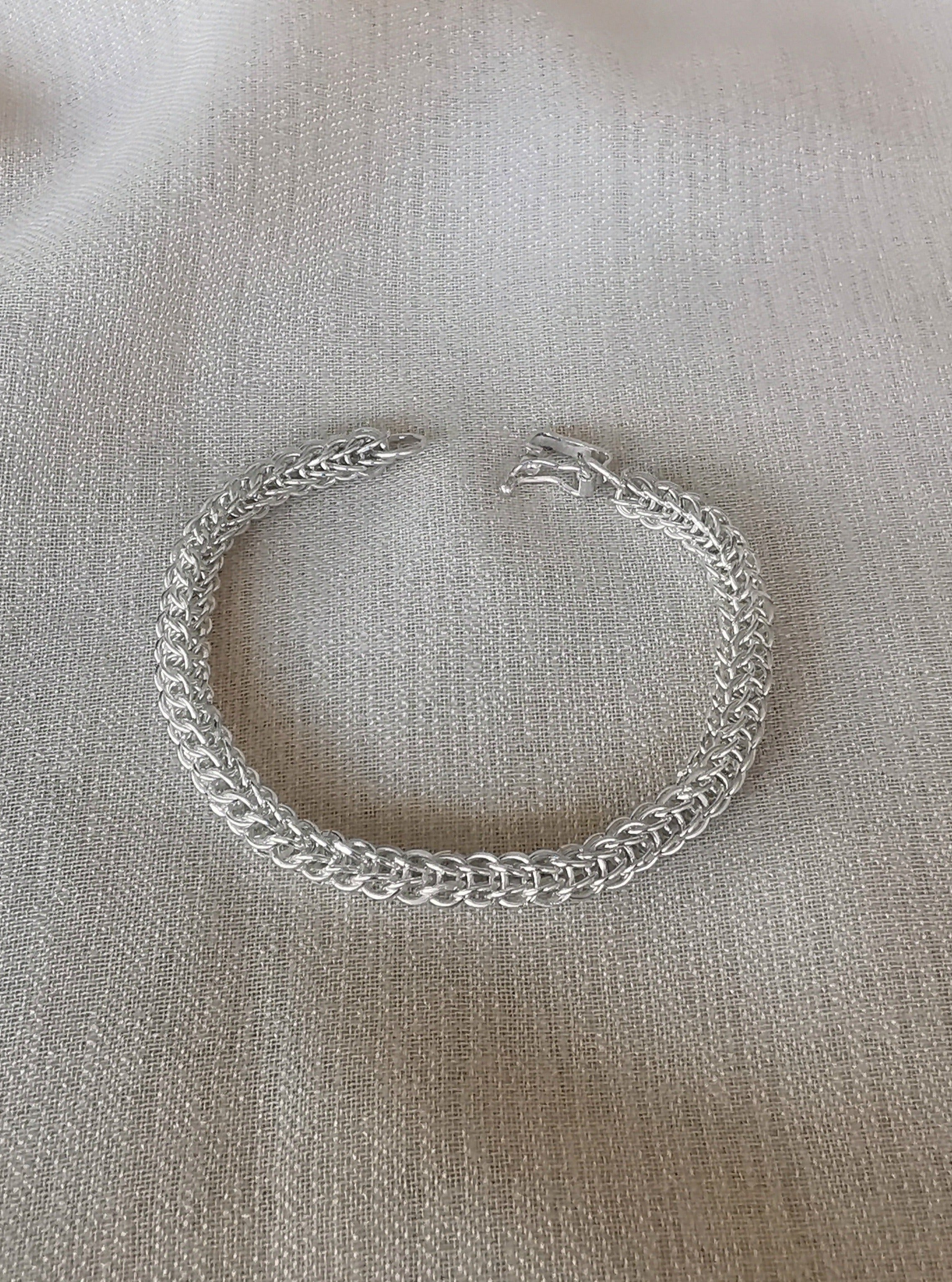 (171500-007) Pulsera entrelazada gruesa
