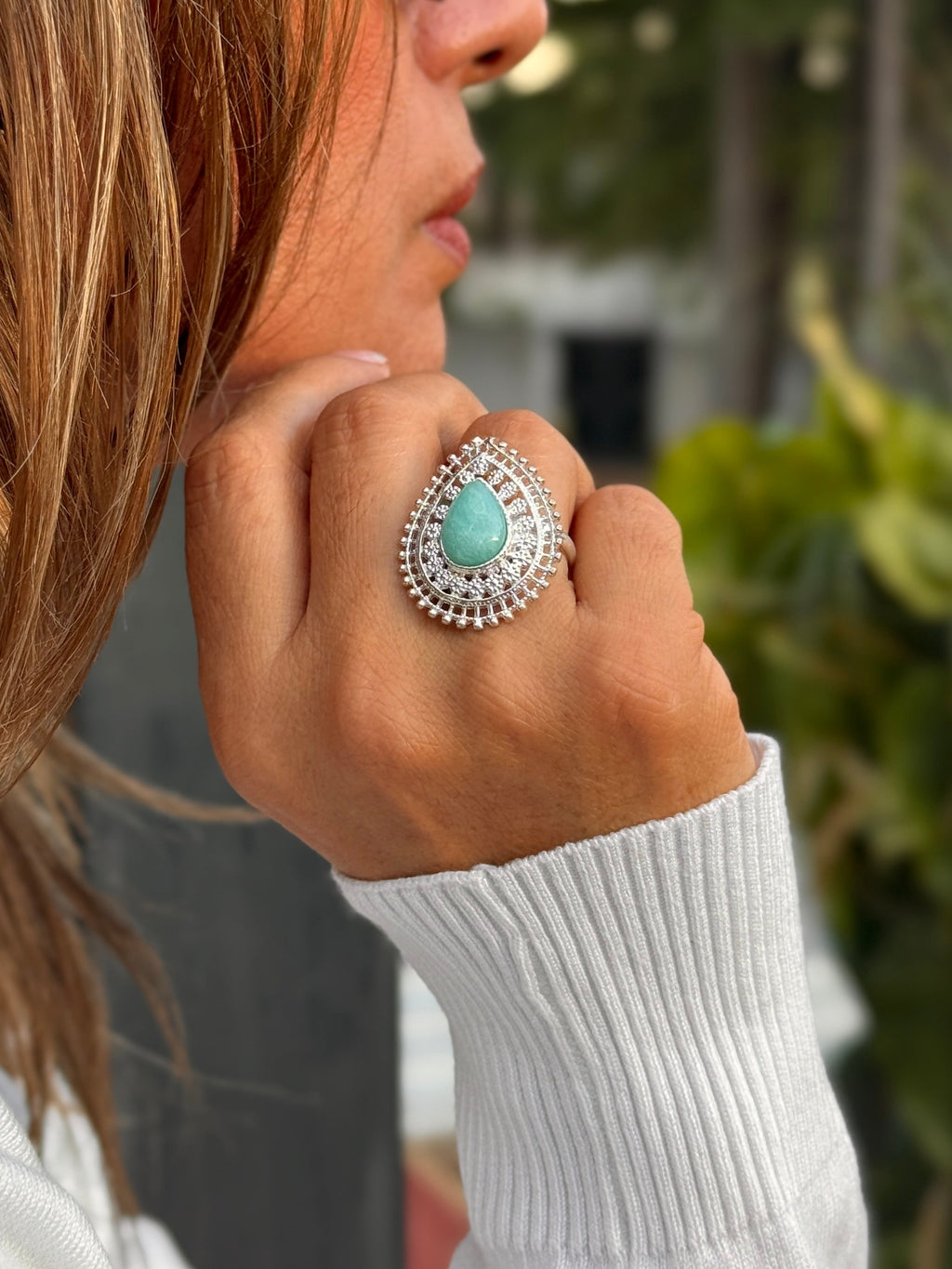 Anillo de Piedra Natural