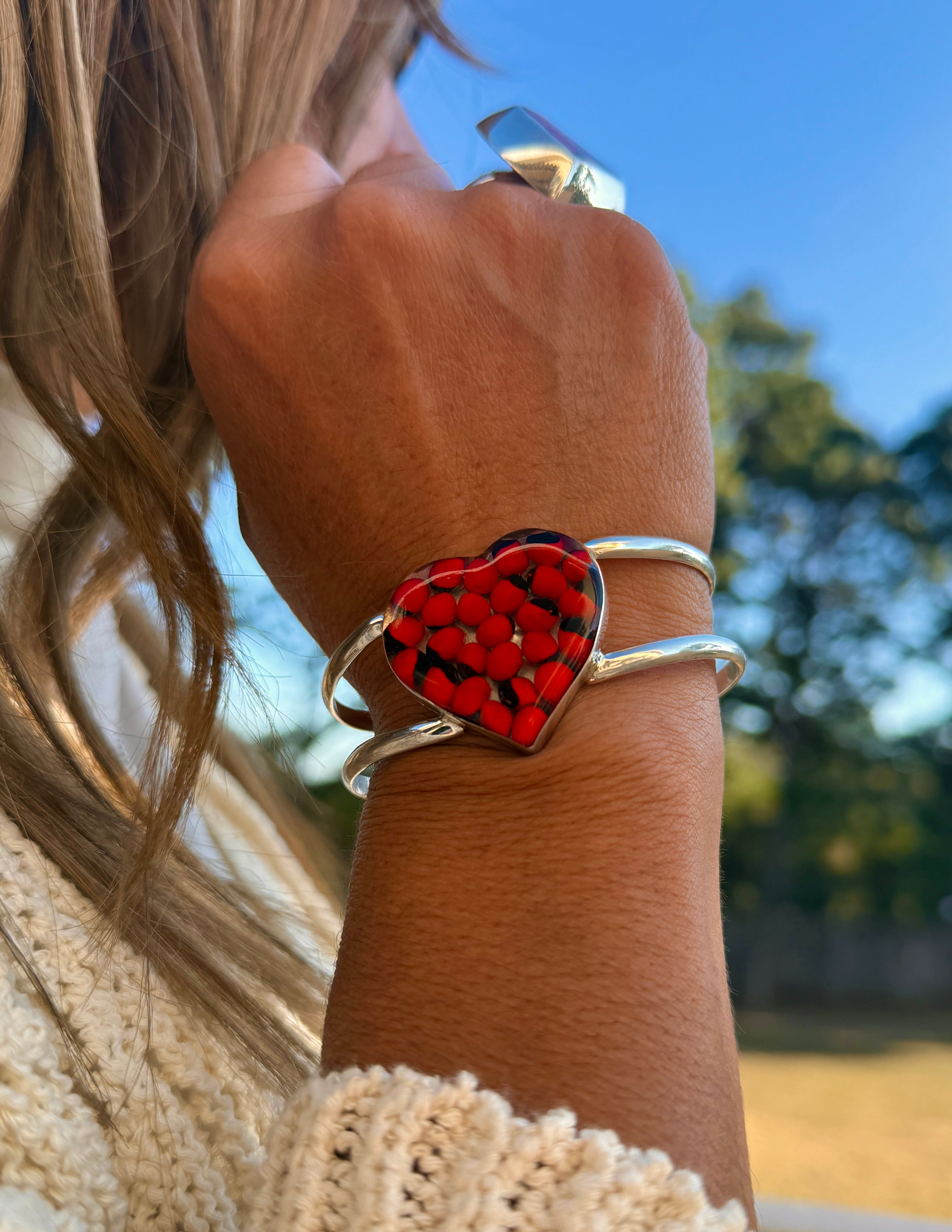 Pulsera de aro con Huayruro