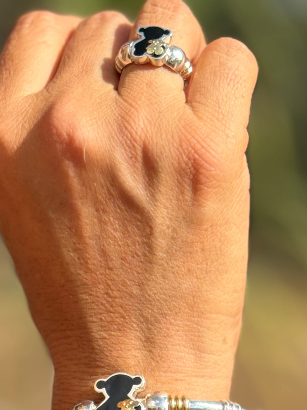 Anillo de Tous Laminado en Oro 18k