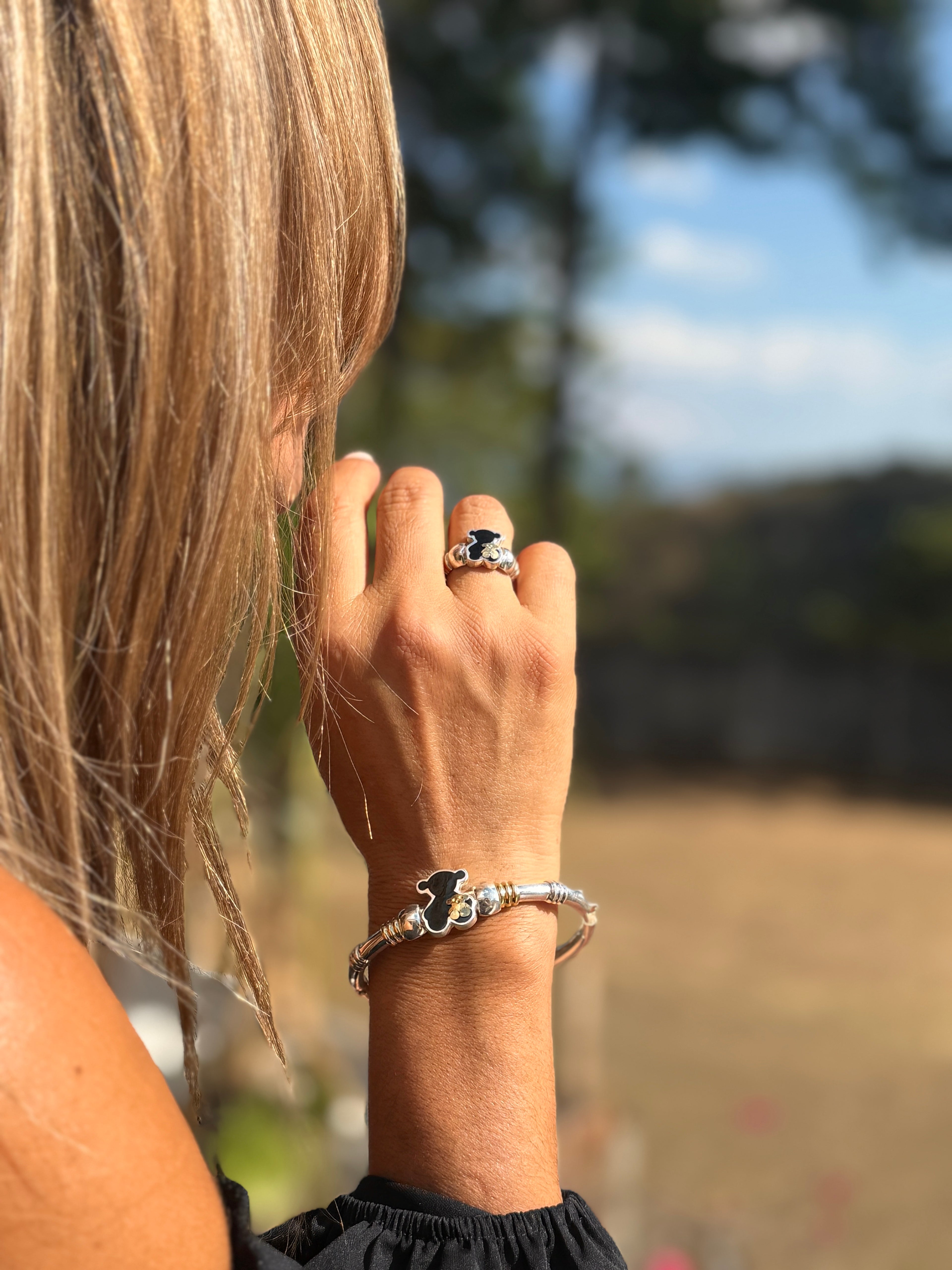 Pulsera Aro Tous Laminado en Oro de 18k