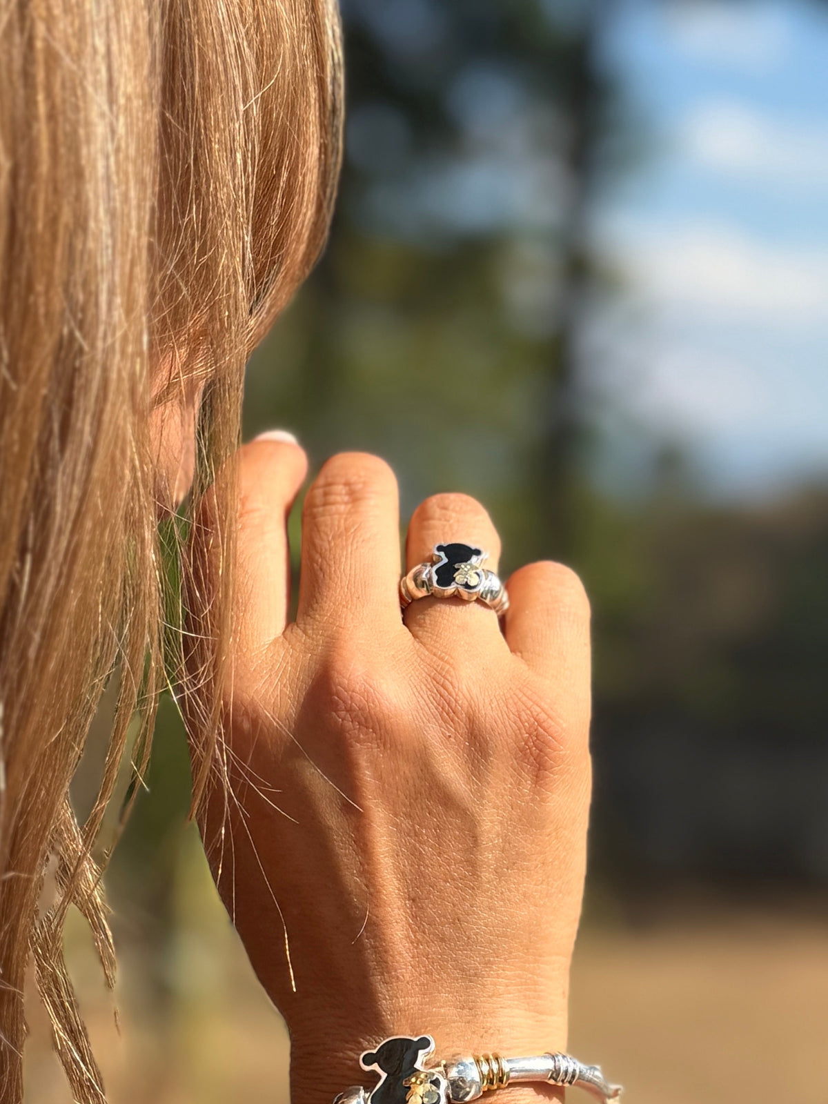 Anillo de Tous Laminado en Oro 18k