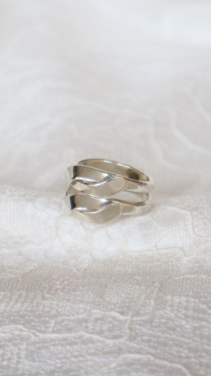 Anillo de plata Gimmel doble (01275-552)
