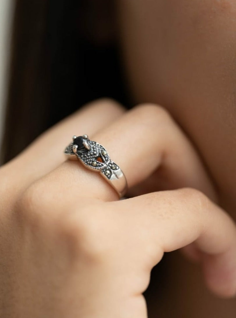 (09300-802)  Anillo de zirconia y acerina