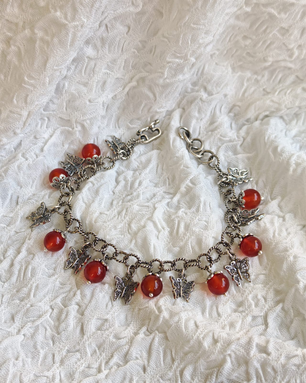 Pulsera de Ágata Roja