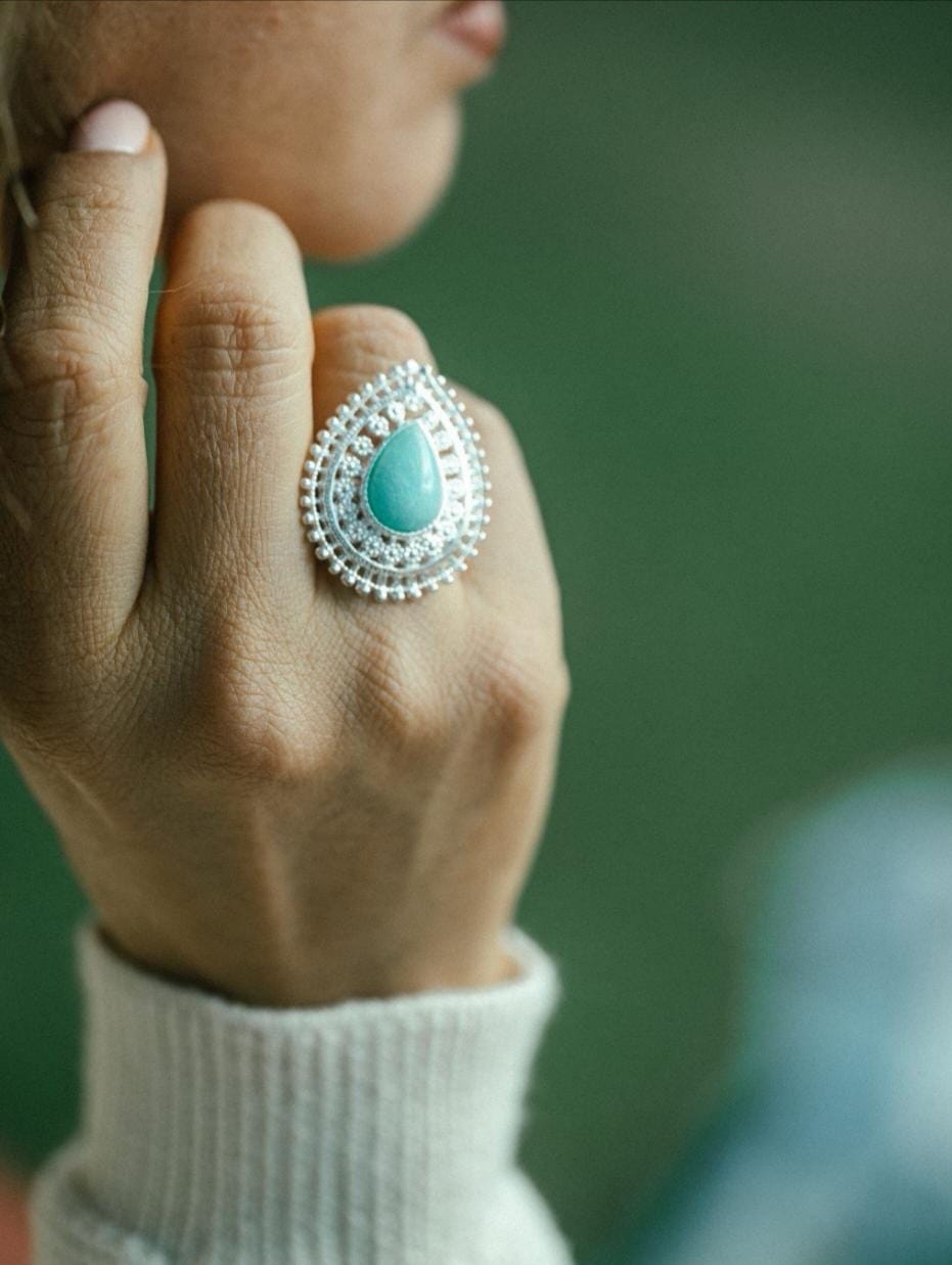 Anillo de Piedra Natural