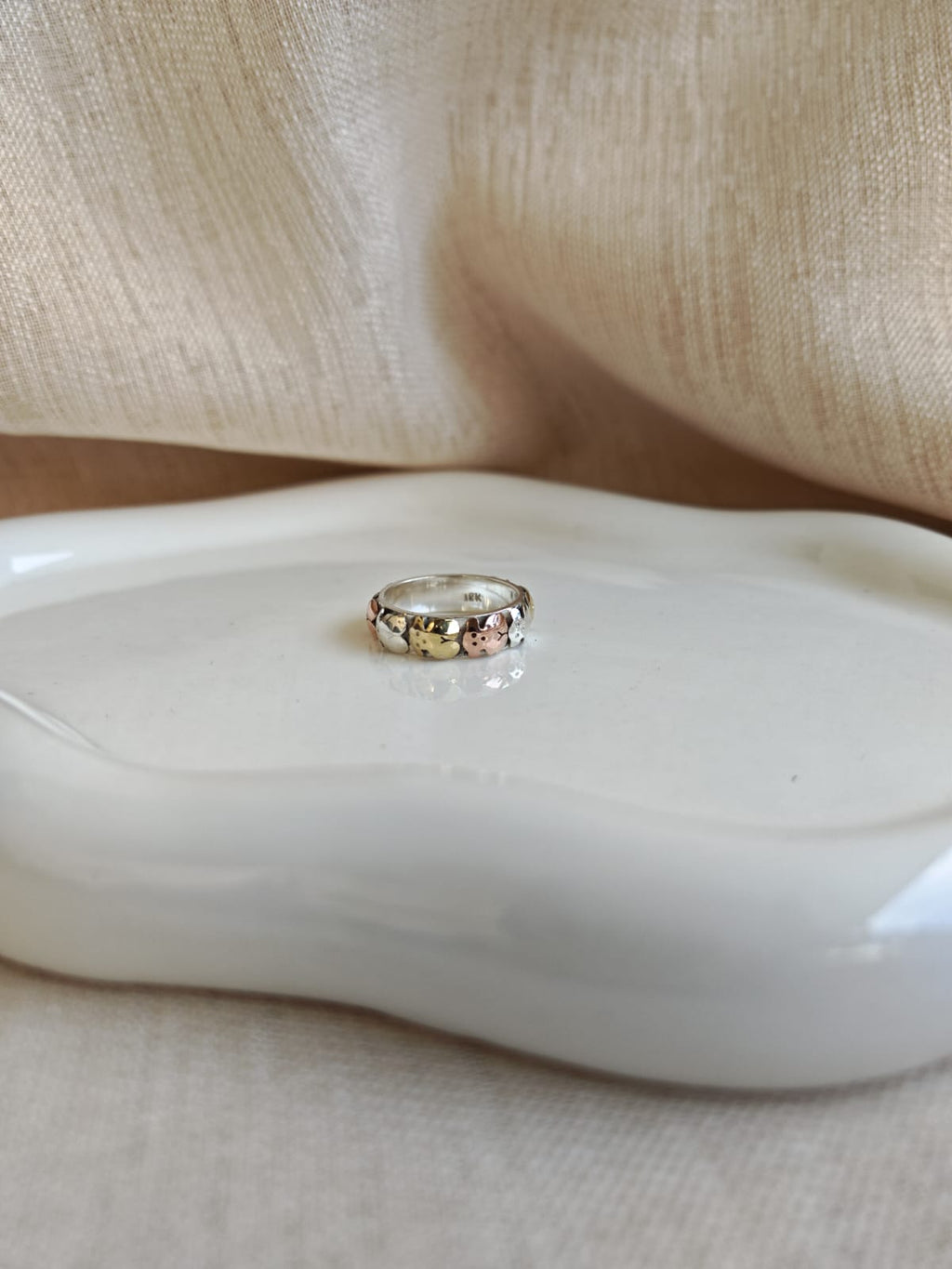 Anillo Tous Plata y Oro