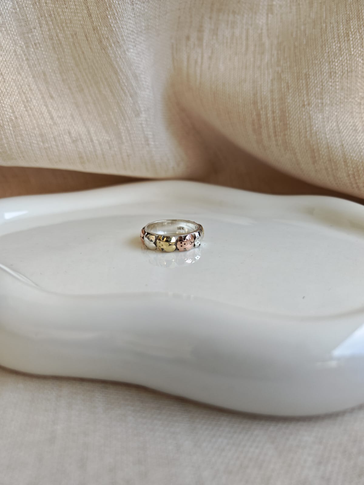 Anillo Tous Plata y Oro