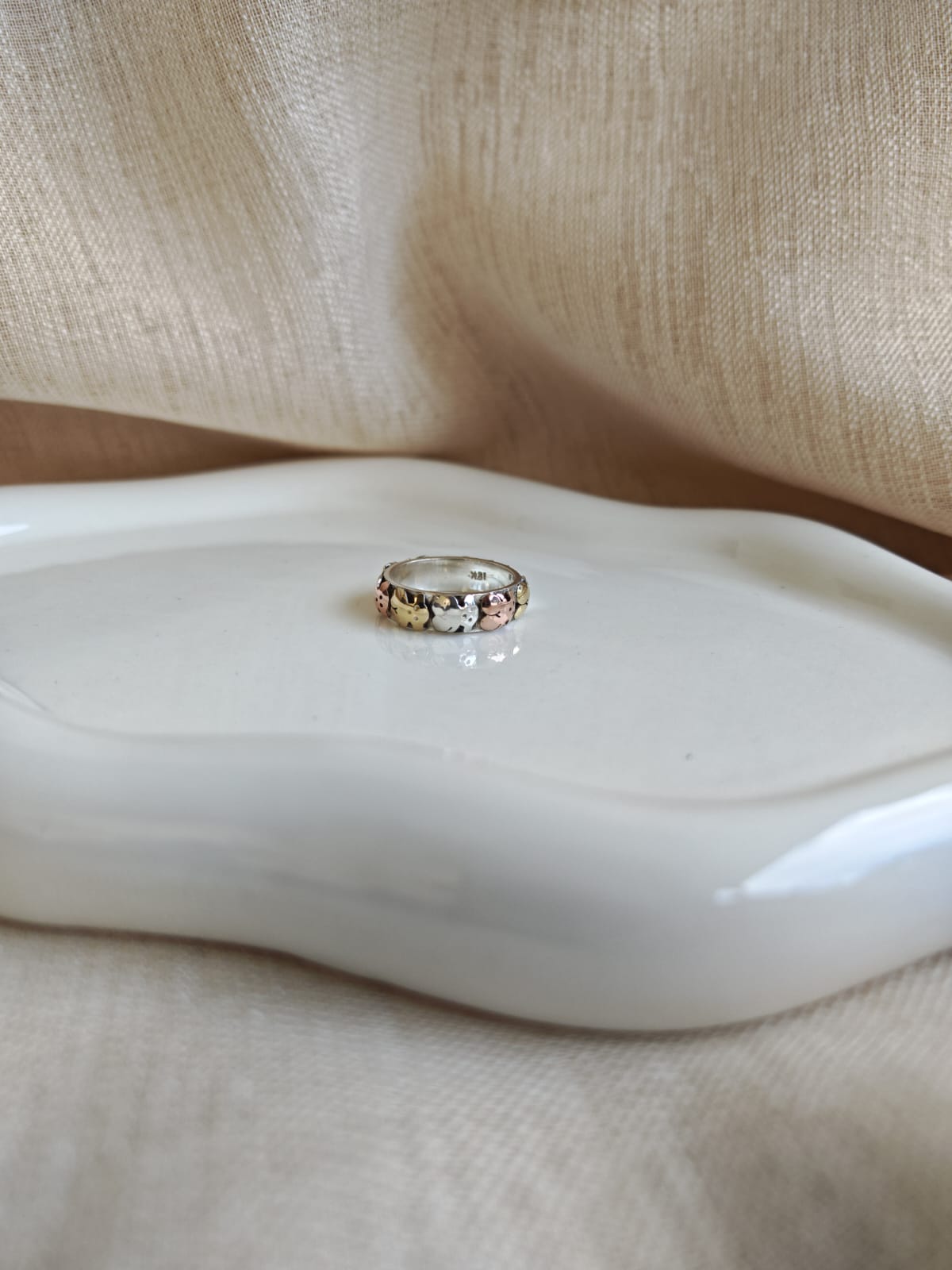 Anillo Tous Plata y Oro