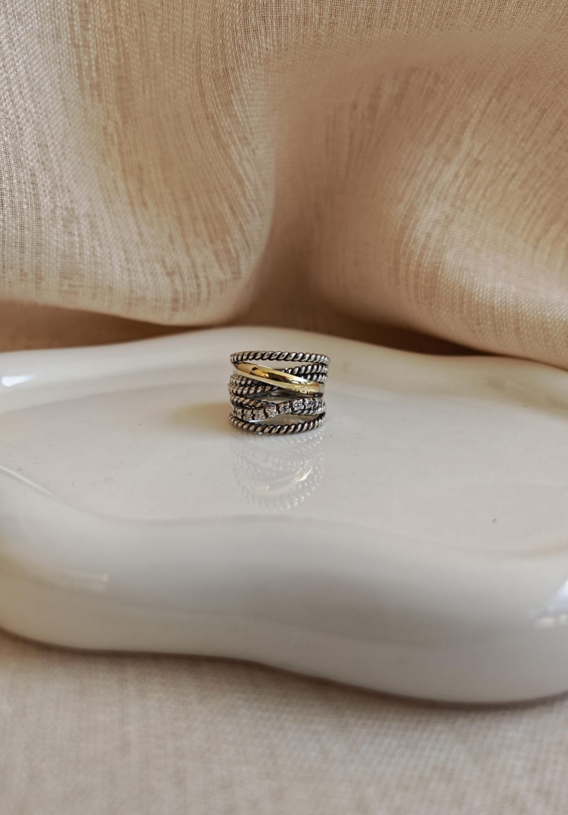 Anillo de Plata y Oro