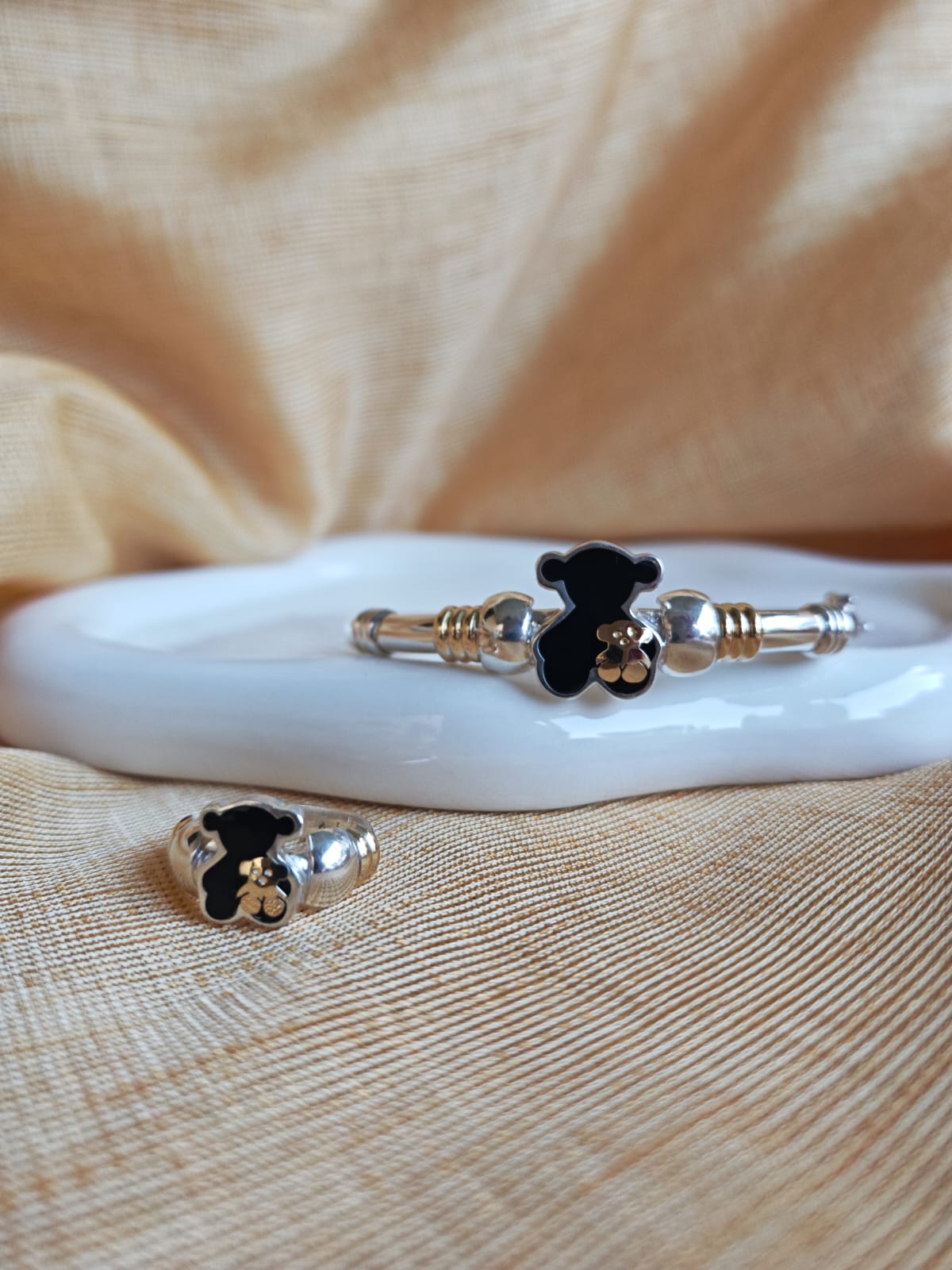 Pulsera Aro Tous Laminado en Oro de 18k