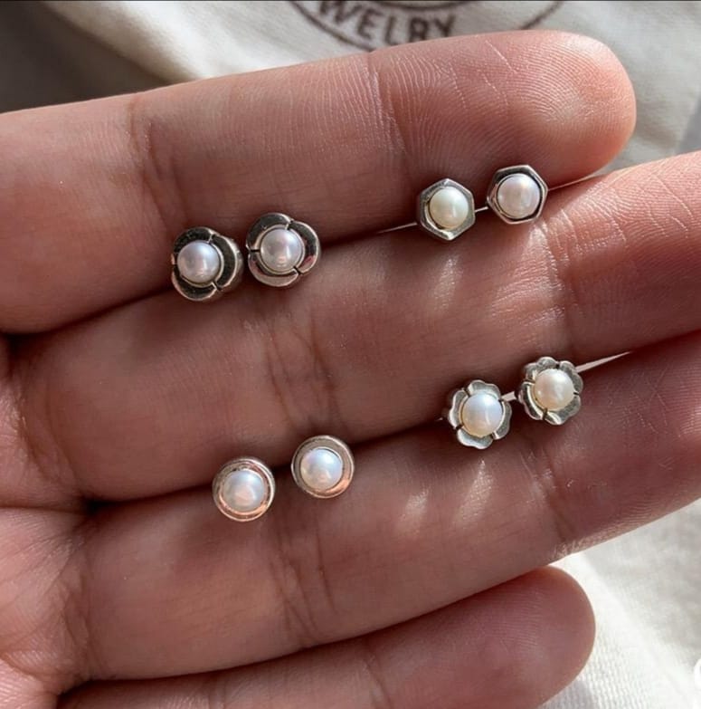 Aretes de perla (02175)