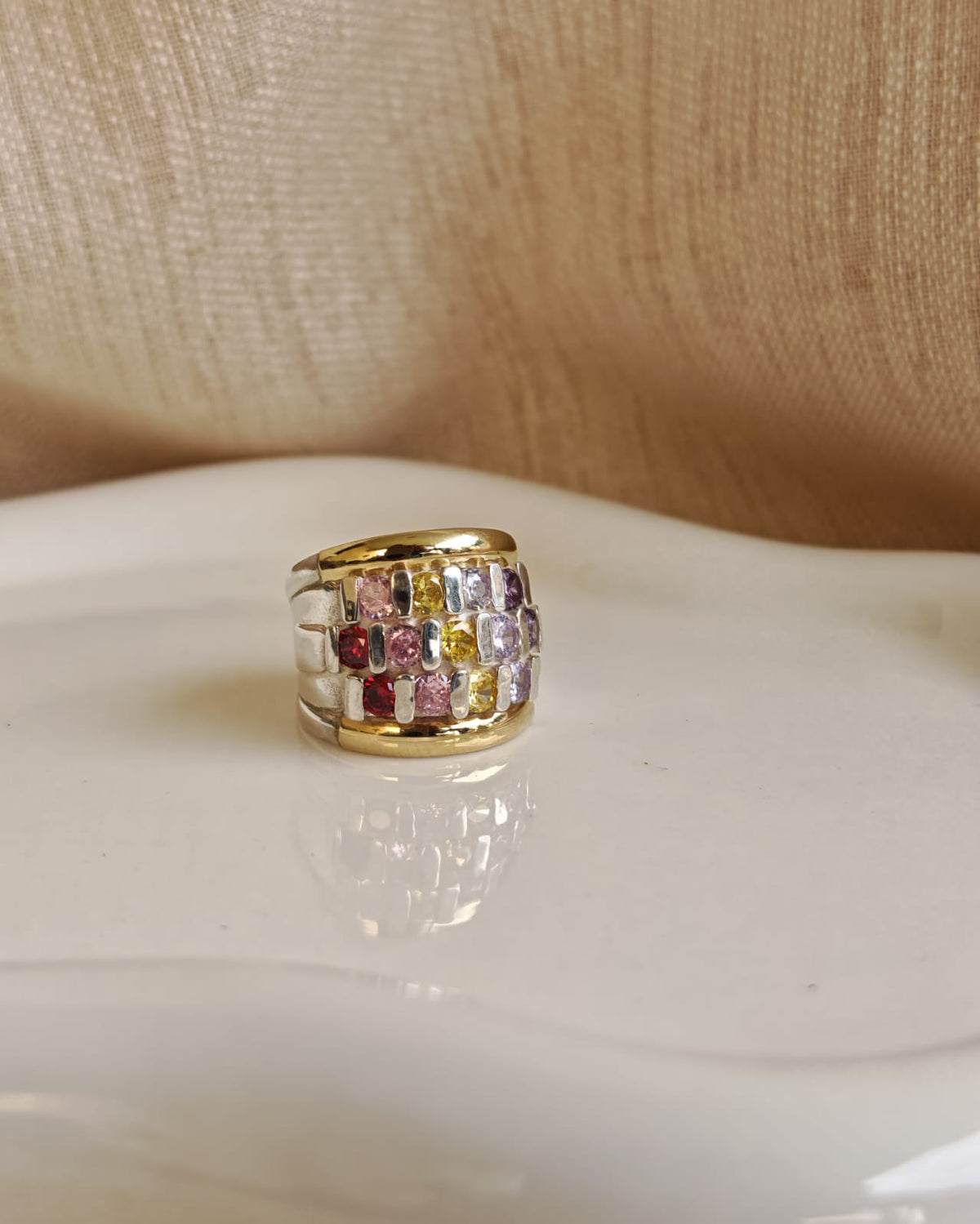 Anillo de Plata y Oro