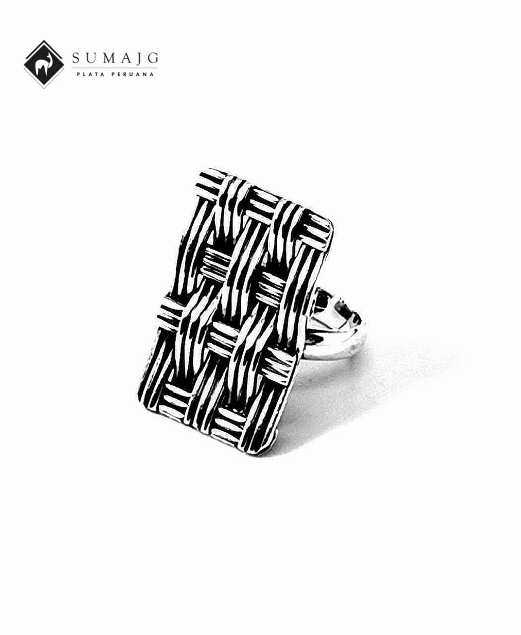 Anillo de plata envejecida (01475-013) - Sumajg Joyas