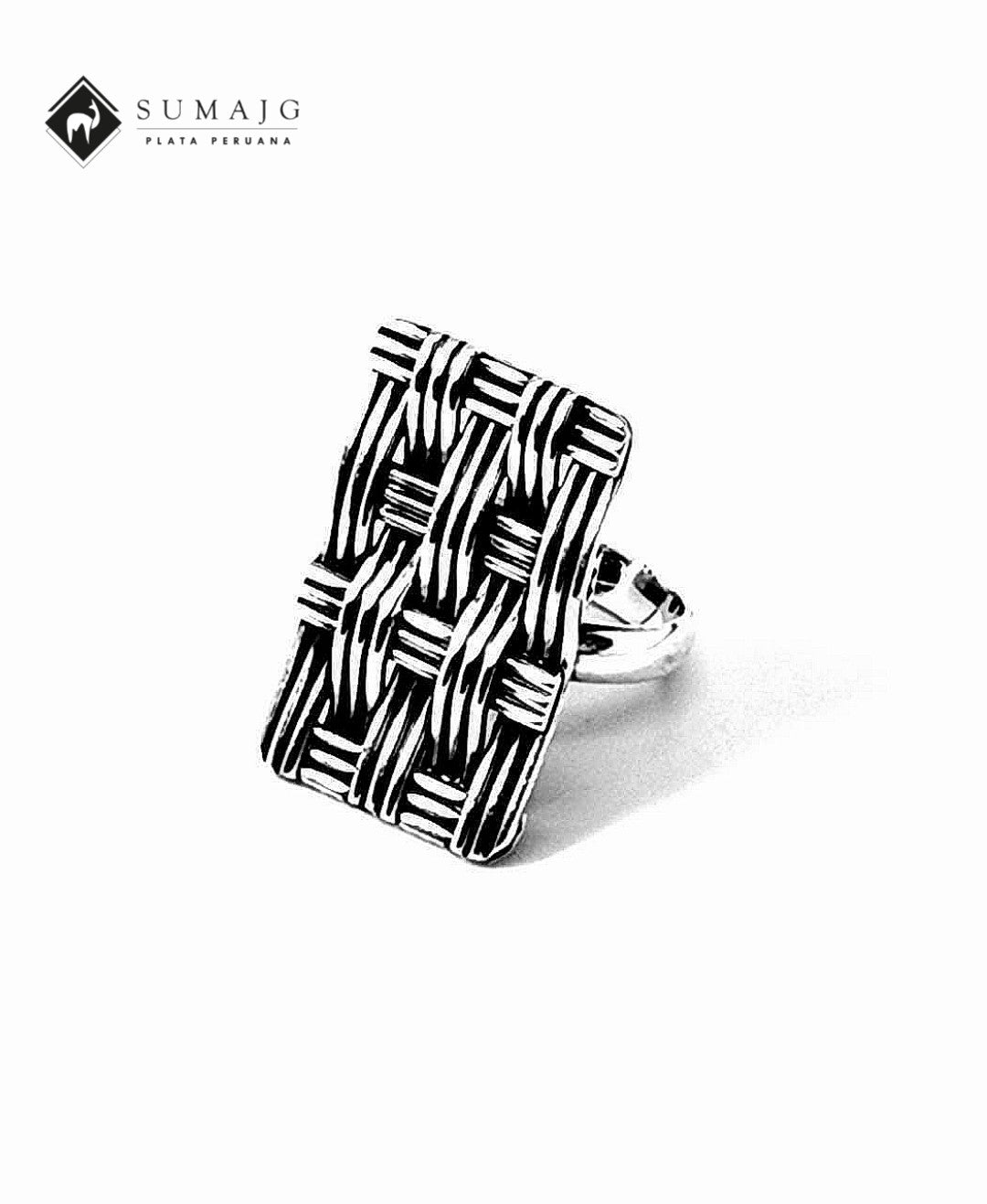 Anillo de plata envejecida (01475-013) - Sumajg Joyas
