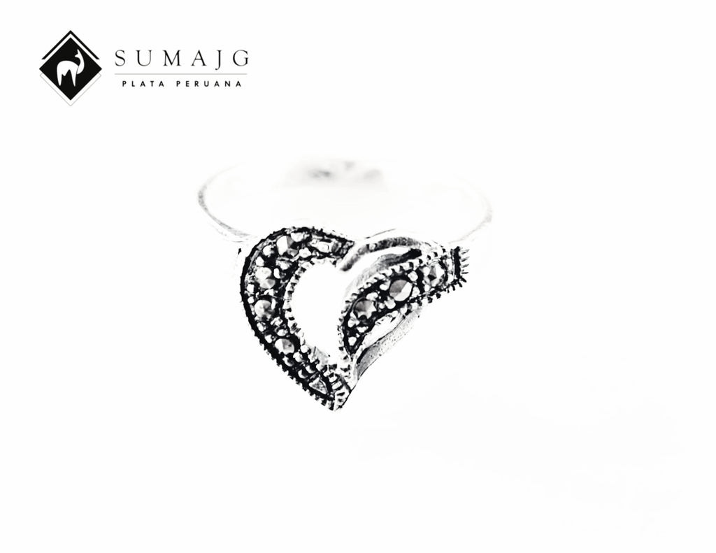 Anillo de plata y piedra zirconia (09250-059) - Sumajg Joyas