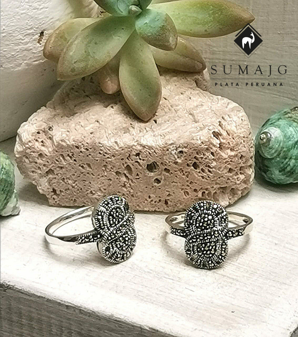 Anillo de plata y piedra zirconia (09250-195) - Sumajg Joyas