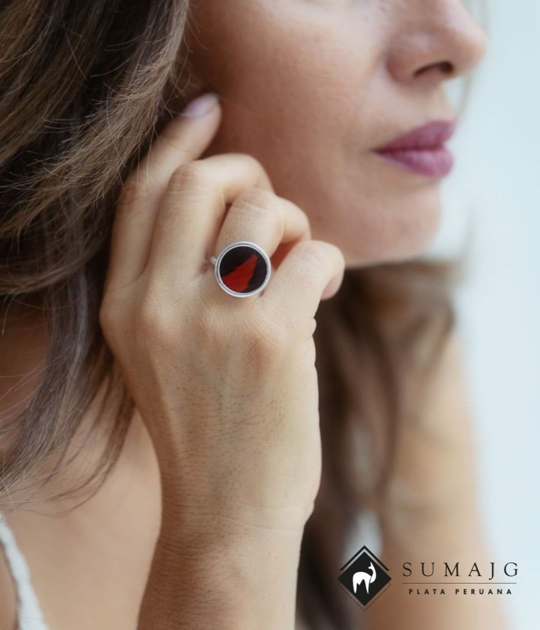 Anillo diseño ala de mariposa (12225-098) - Sumajg Joyas
