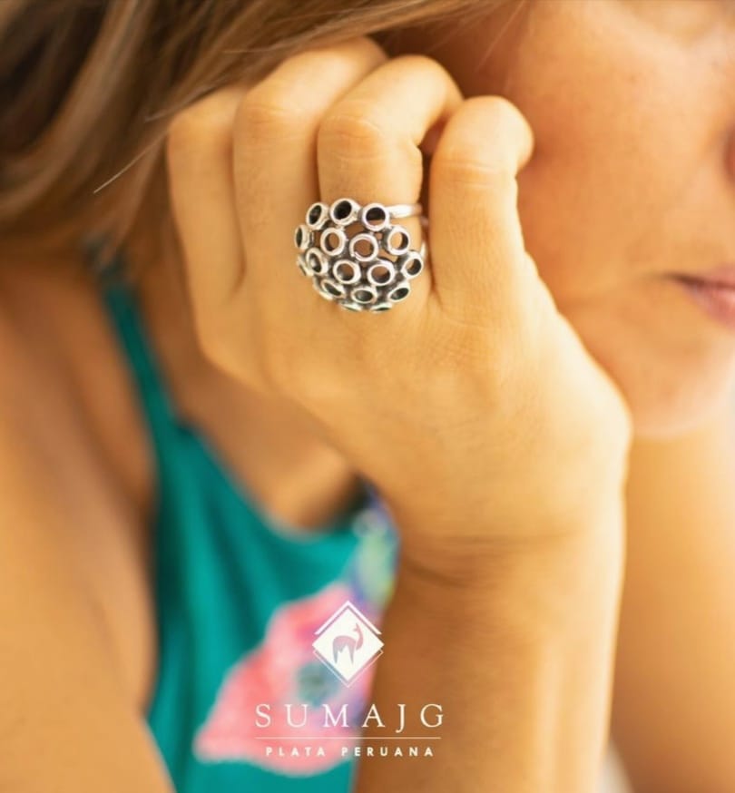 Anillo de plata (01450-488) - Sumajg Joyas